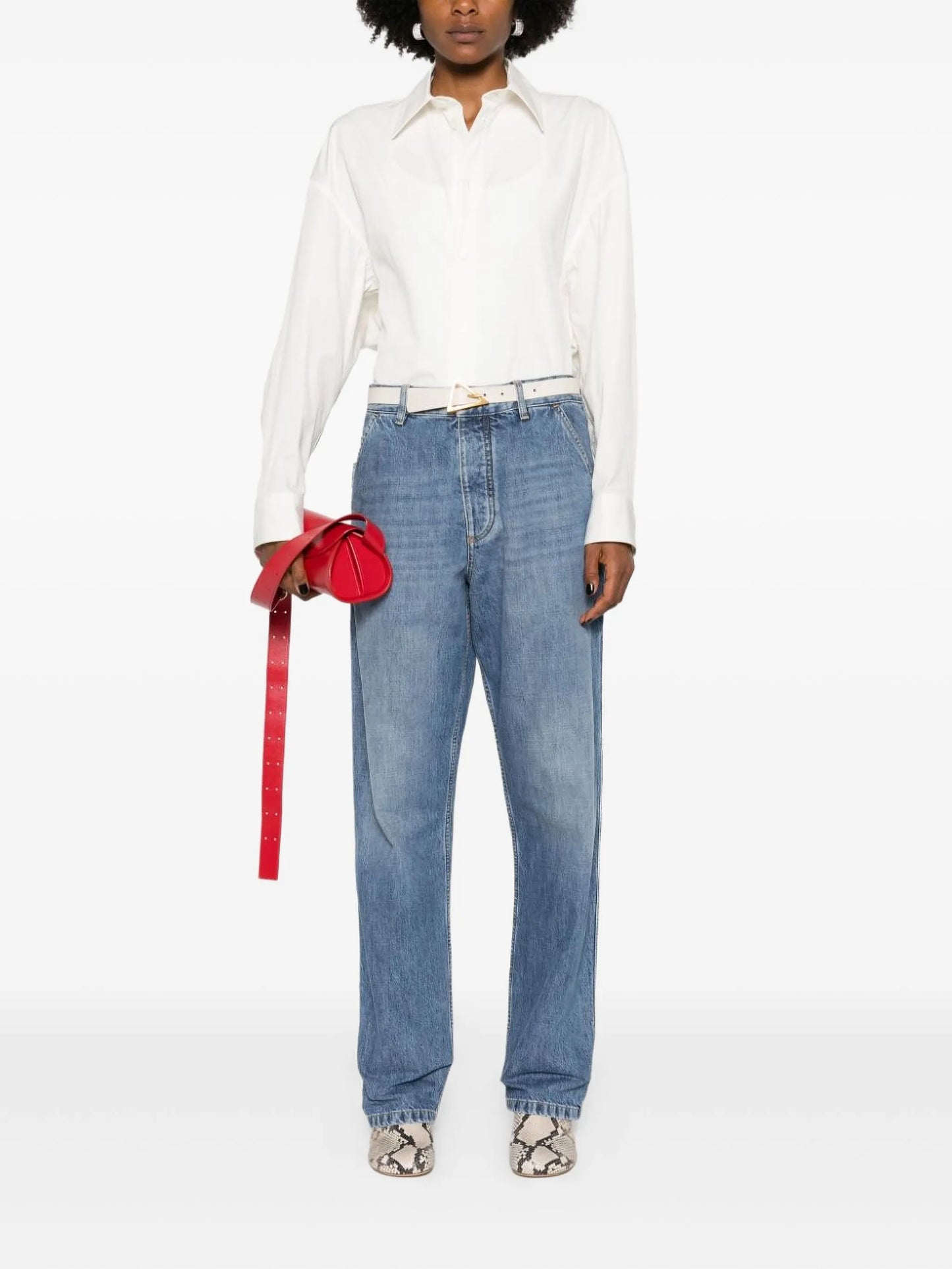 straight-leg cargo jeans