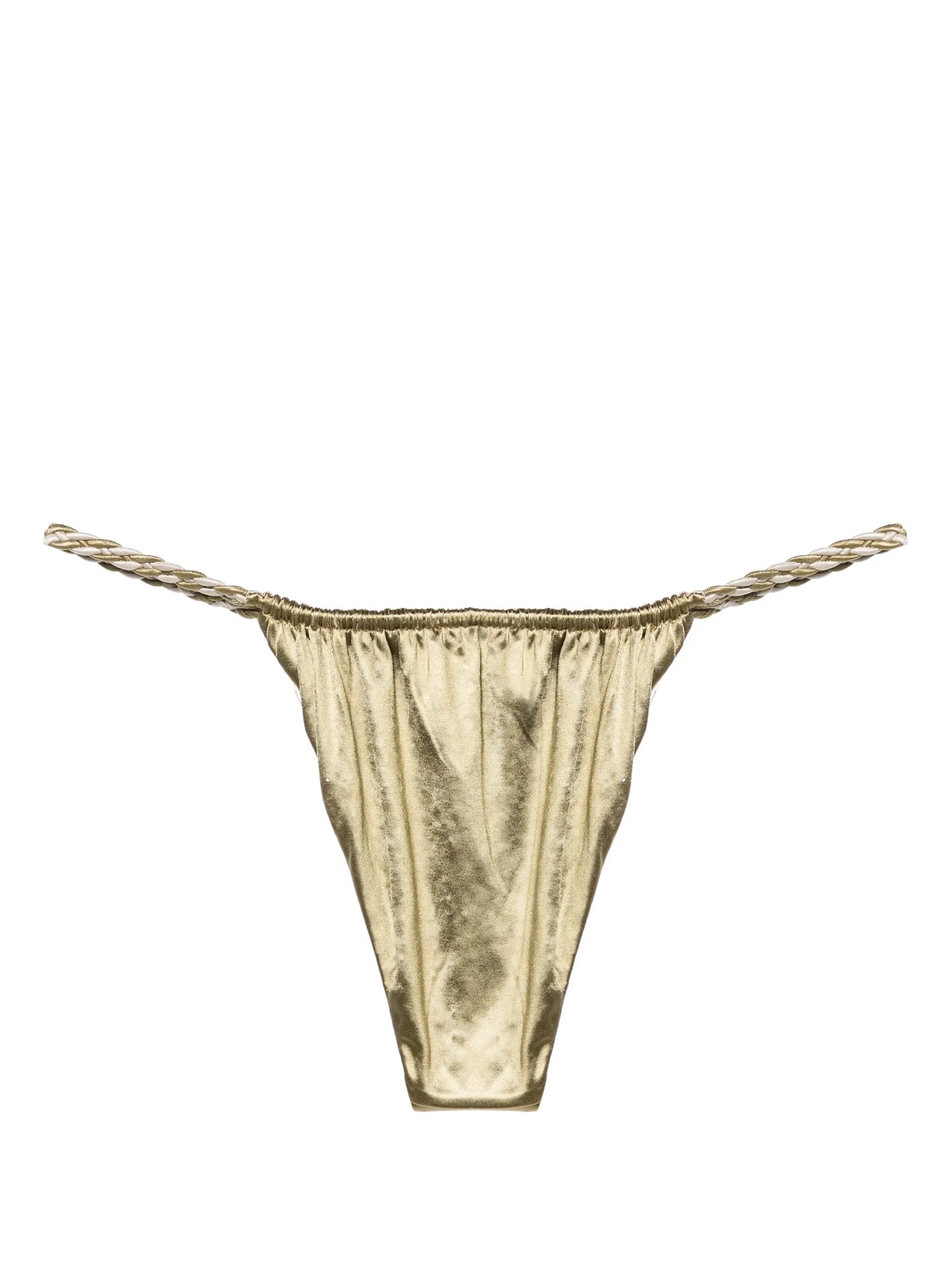 braided-straps reversible bikini bottoms