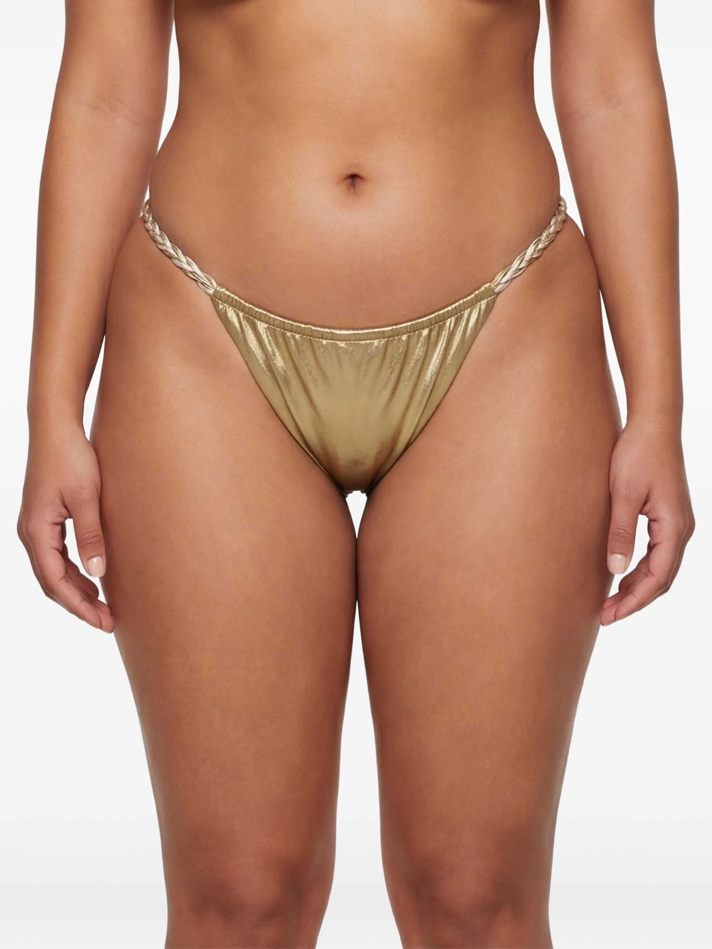 braided-straps reversible bikini bottoms