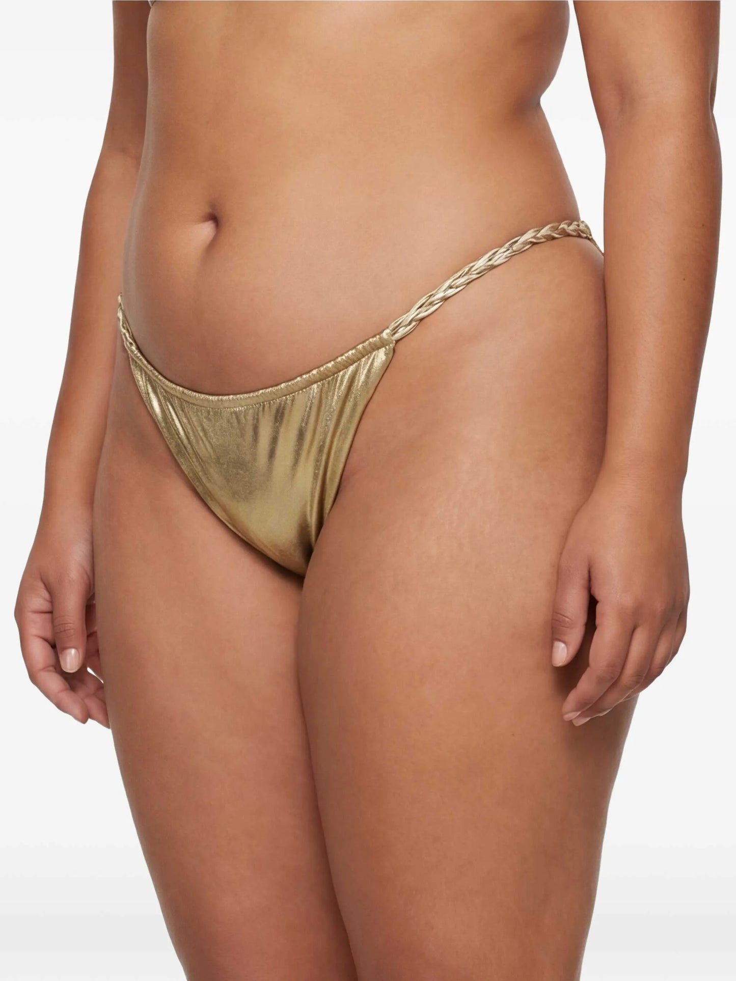 braided-straps reversible bikini bottoms