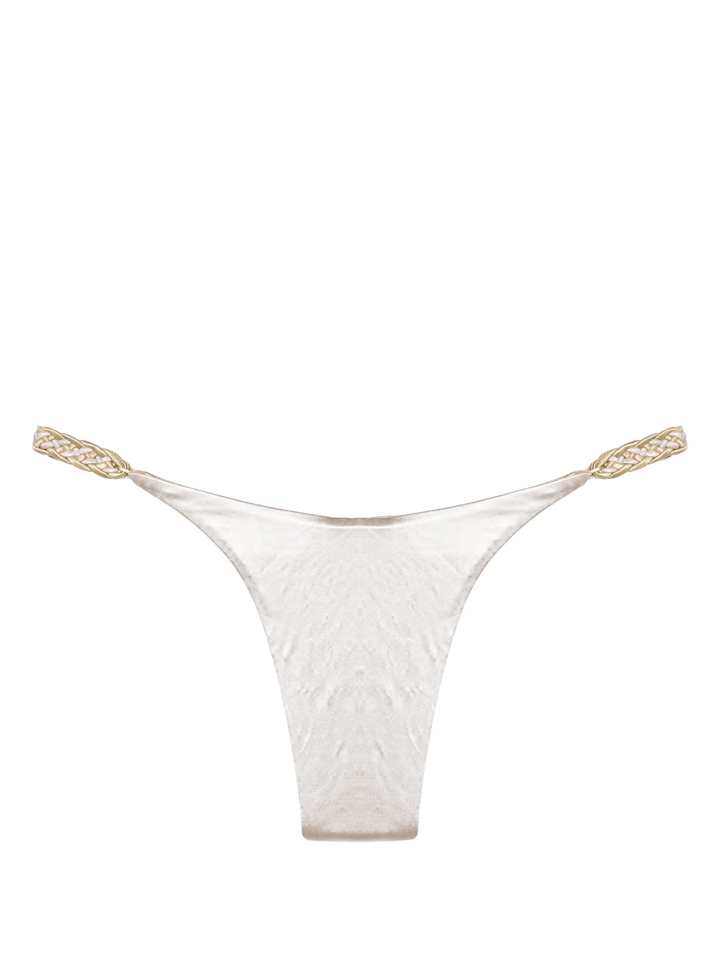braided-straps reversible bikini bottoms