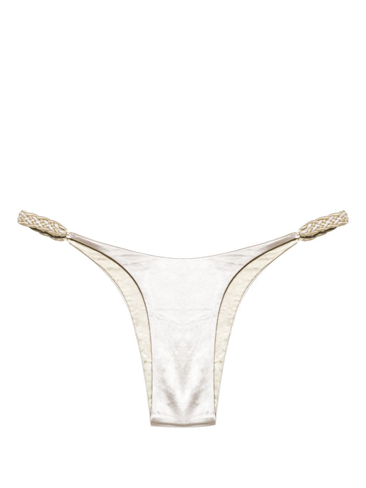 braided-straps reversible bikini bottoms