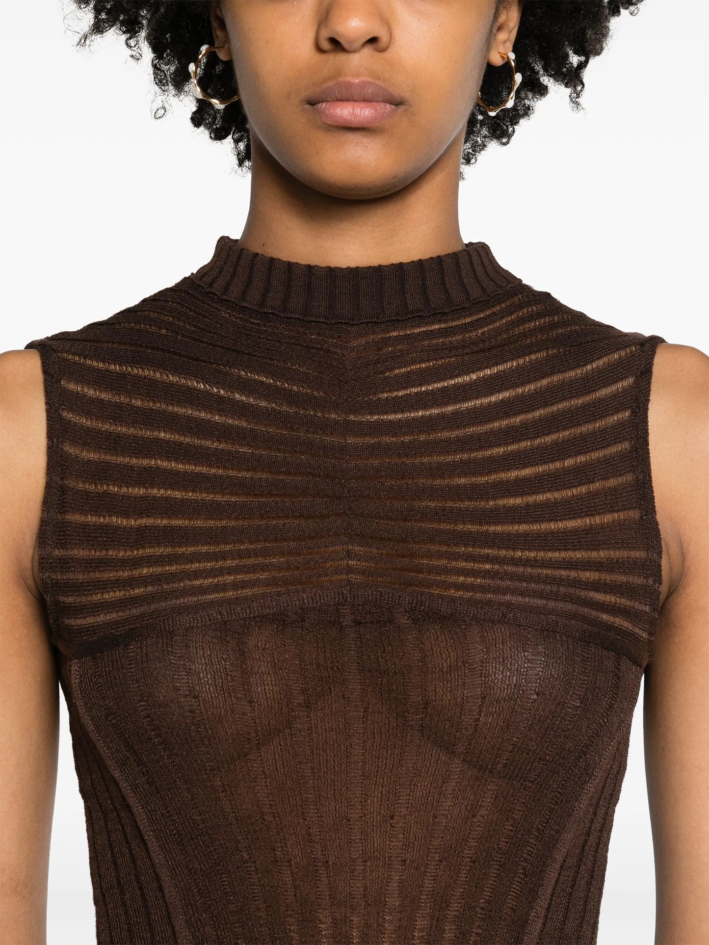 Orion ribbed midi dress
