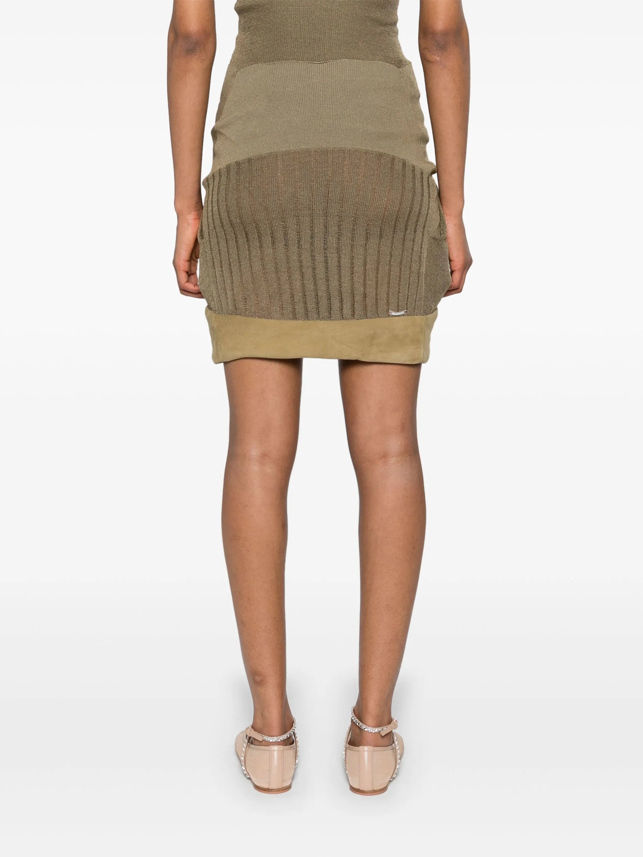 Grace peplum miniskirt