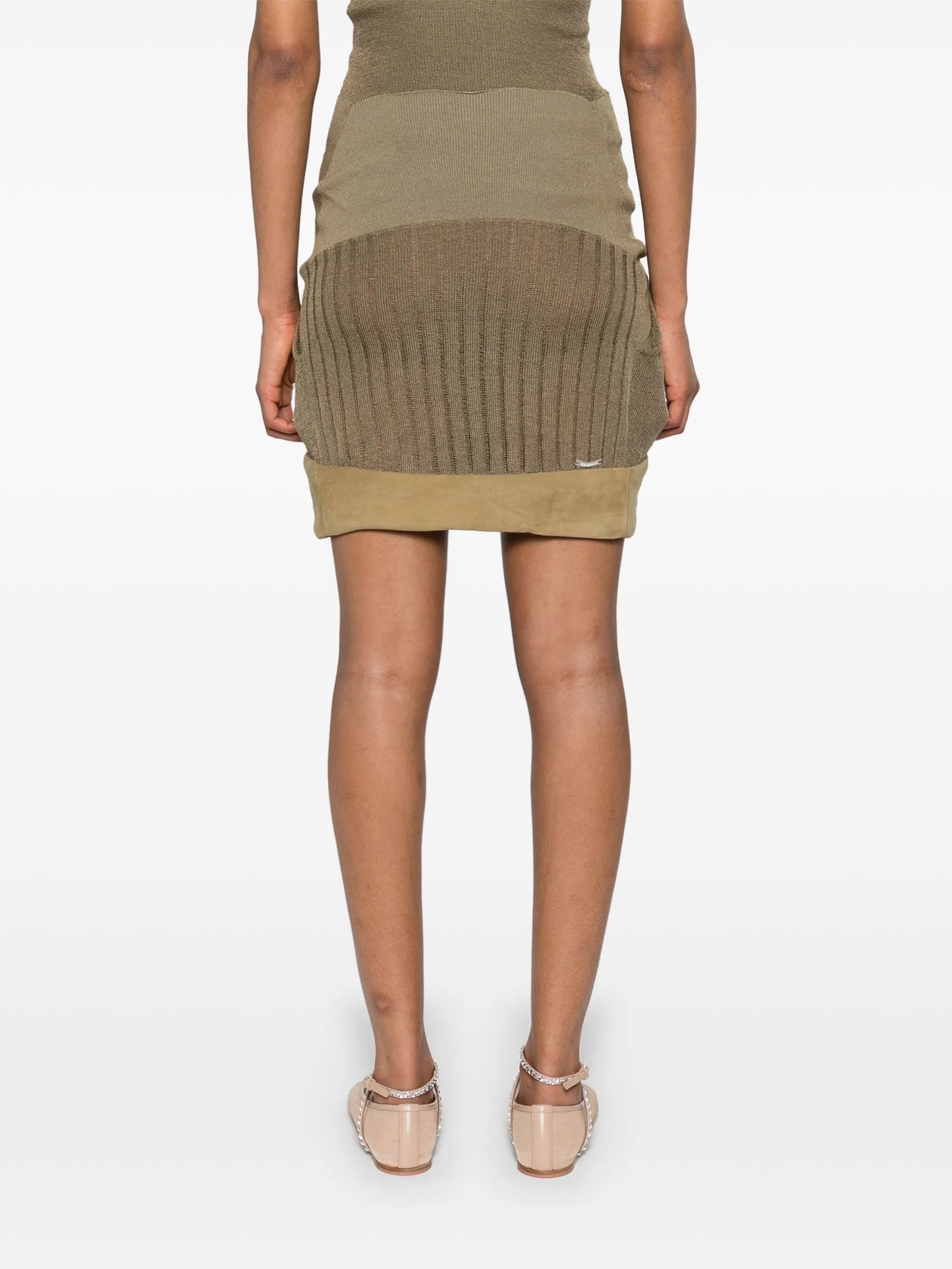 Grace peplum miniskirt