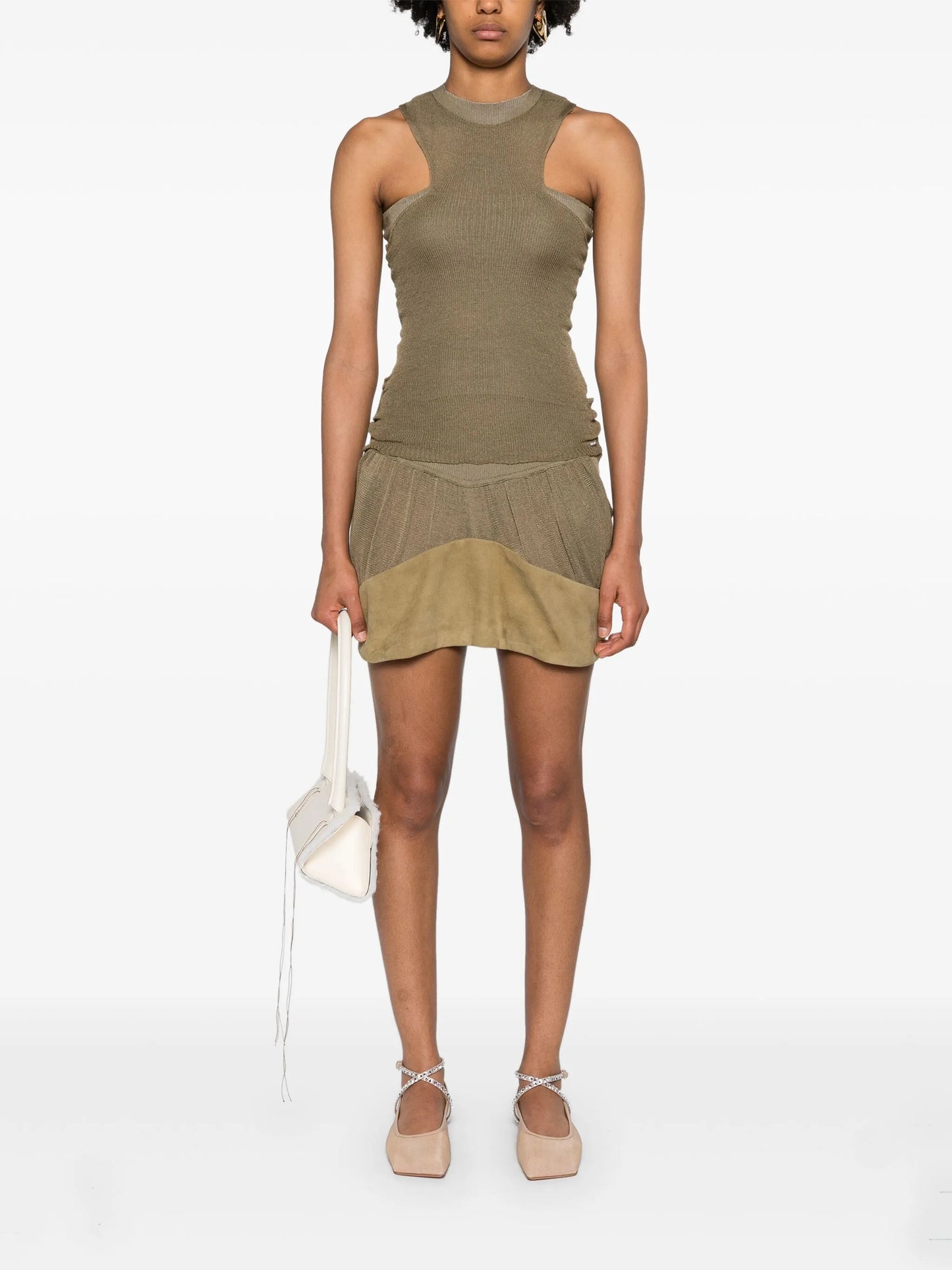 Grace peplum miniskirt