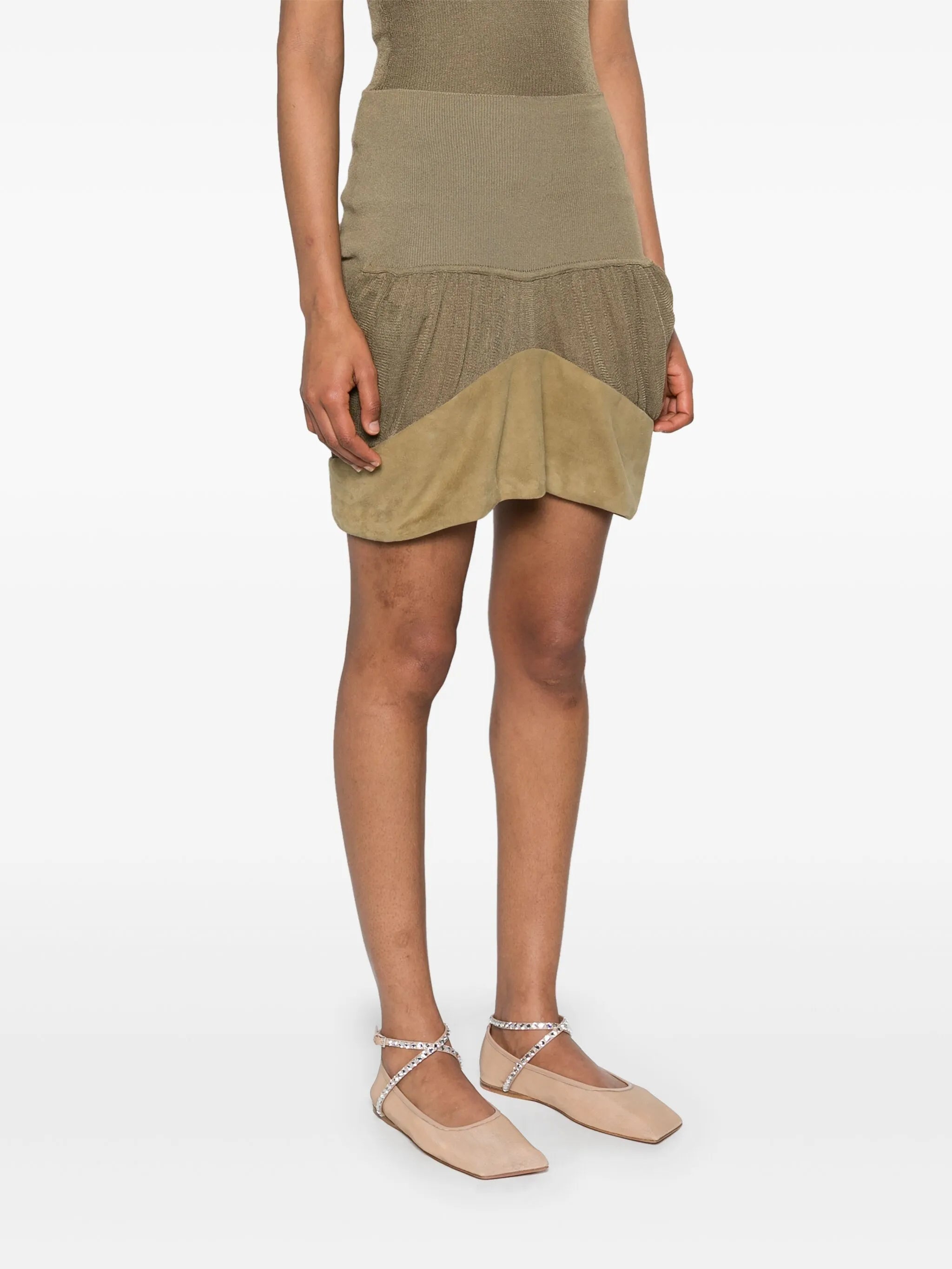 Grace peplum miniskirt