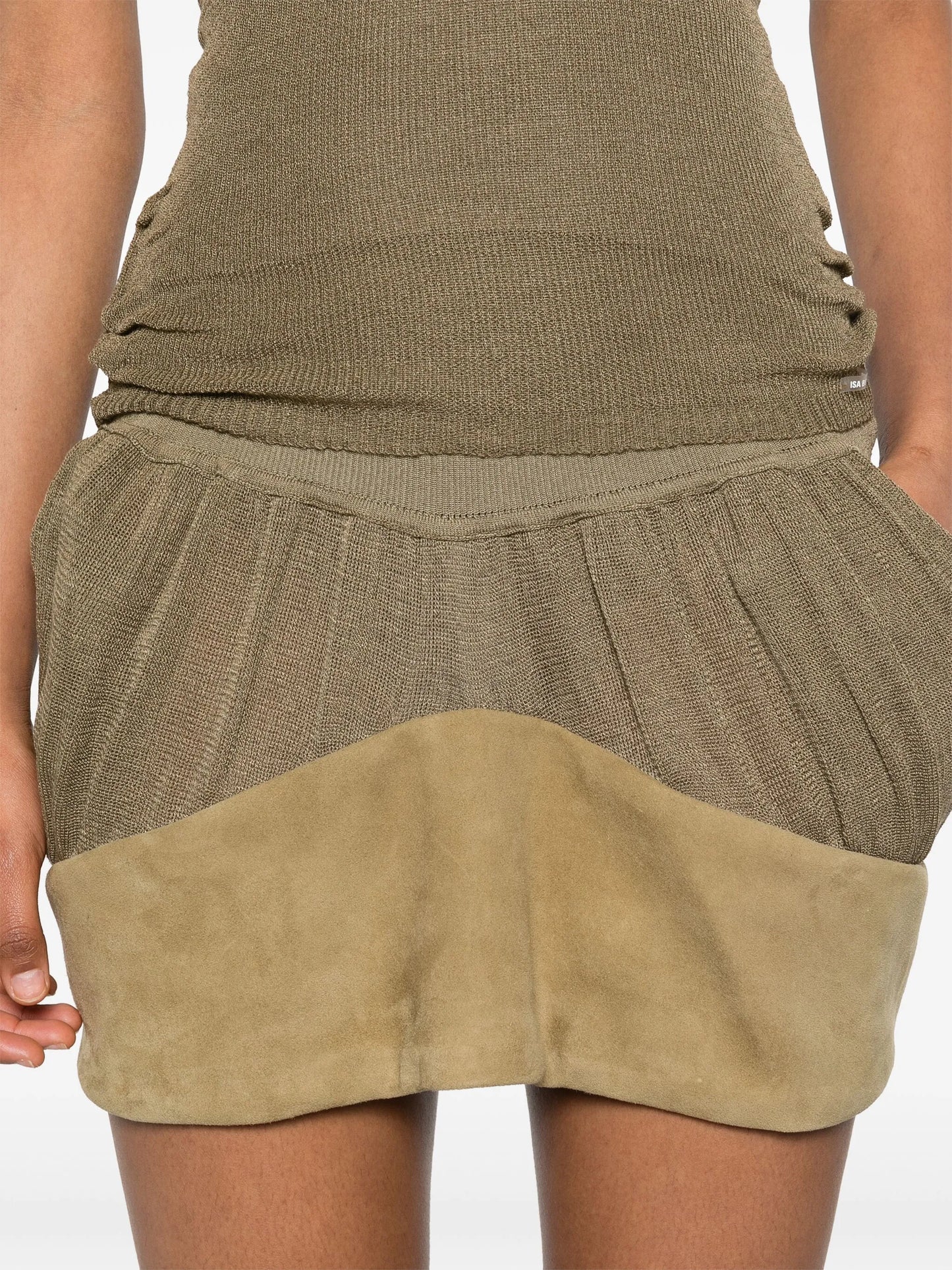 Grace peplum miniskirt