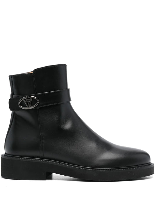 leather ankle boots