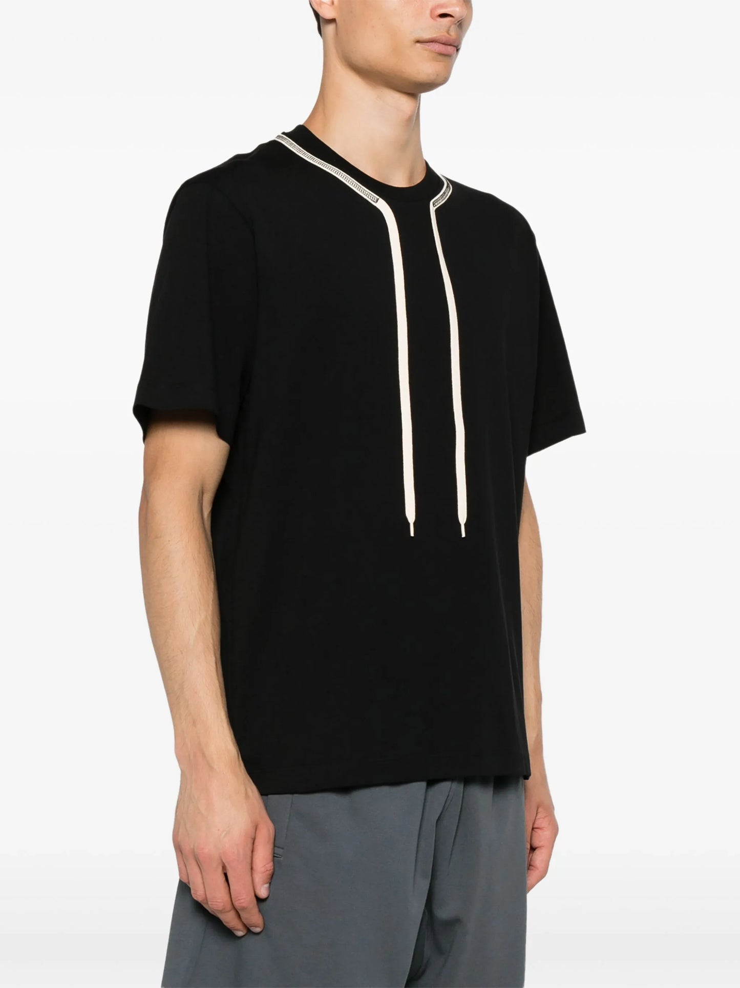 drawstring-detail T-shirt