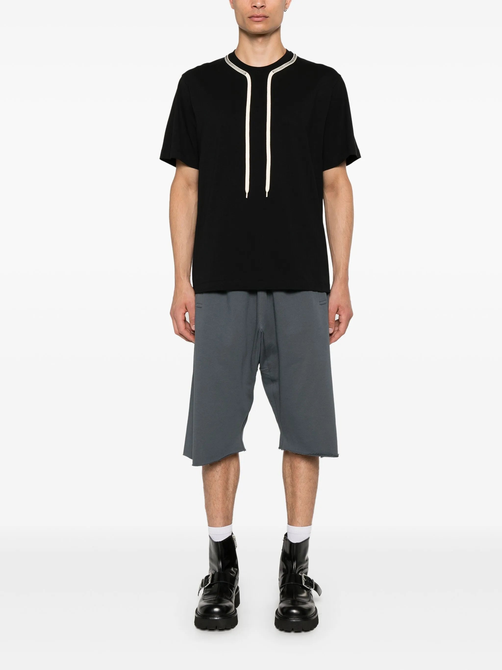 drawstring-detail T-shirt