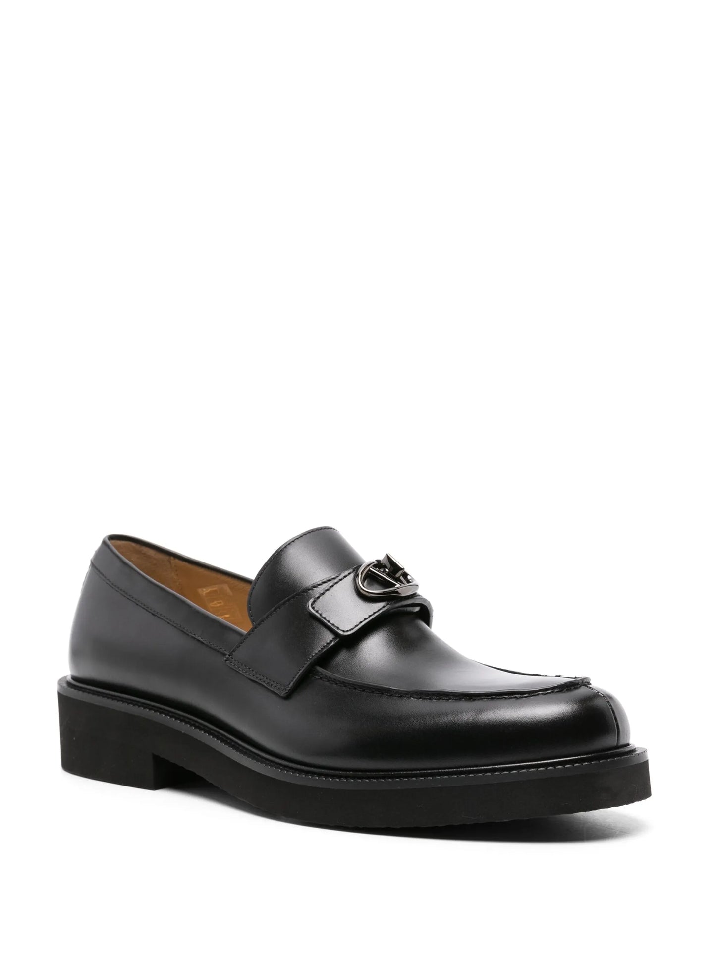 VLogo Locker leather loafers
