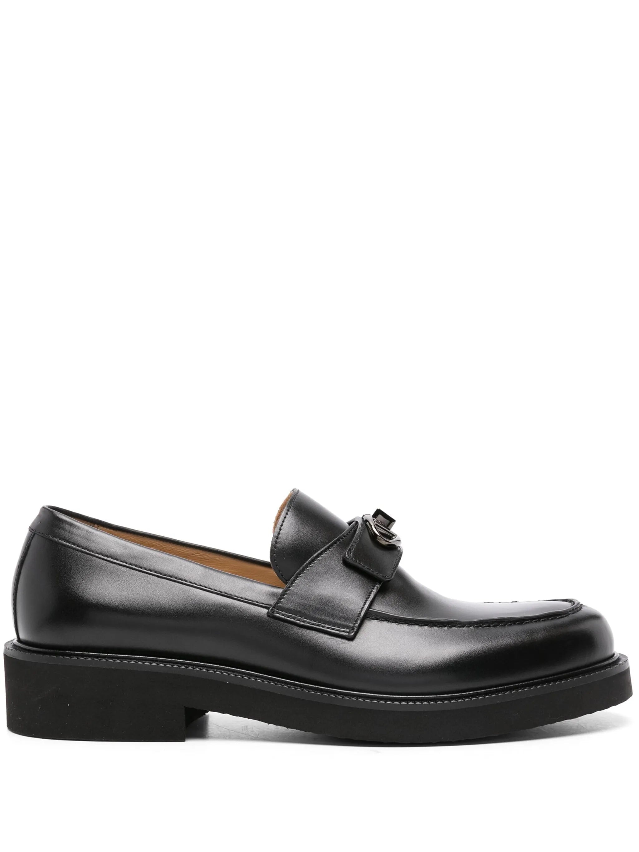 VLogo Locker leather loafers