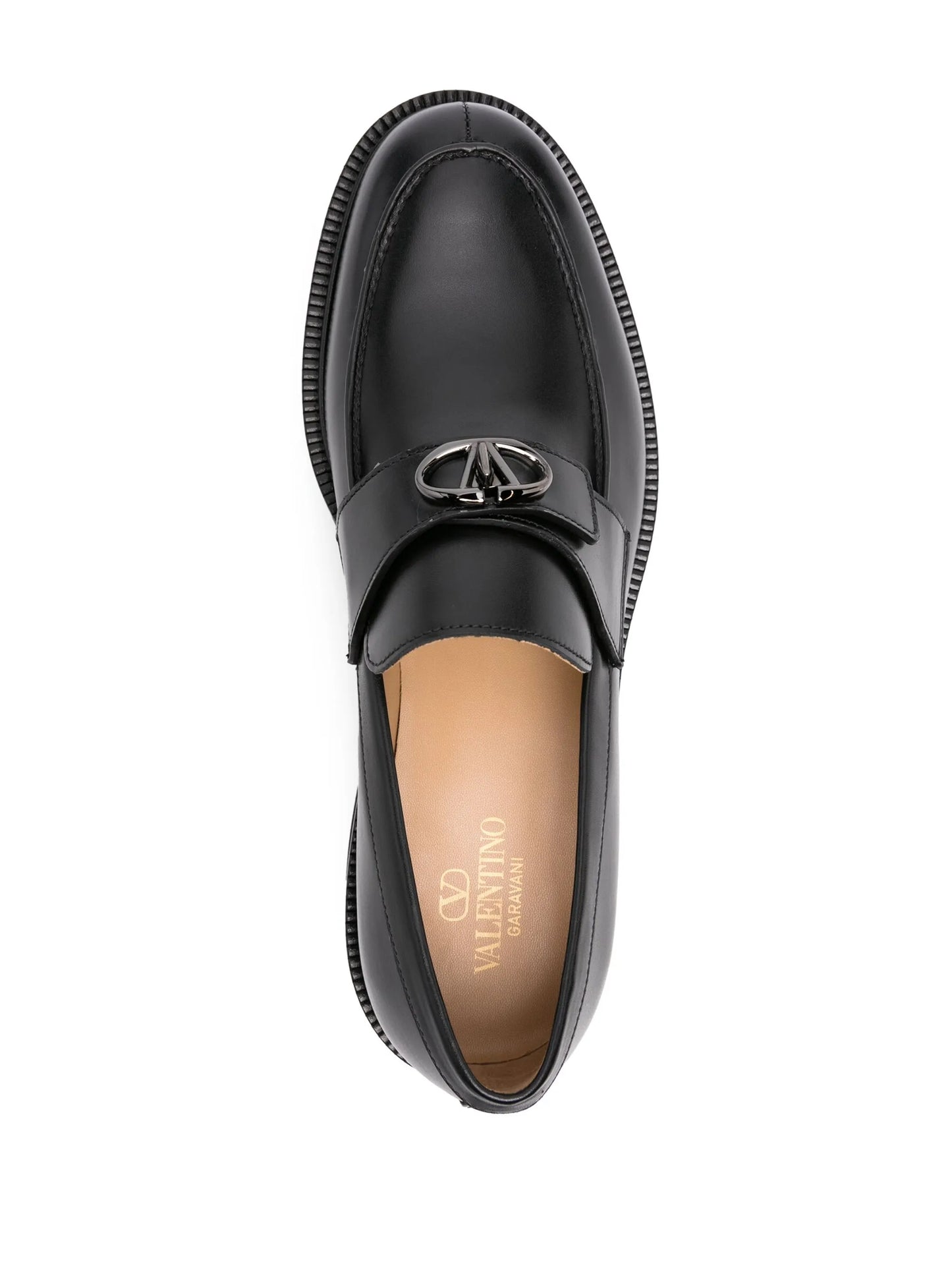 VLogo Locker leather loafers