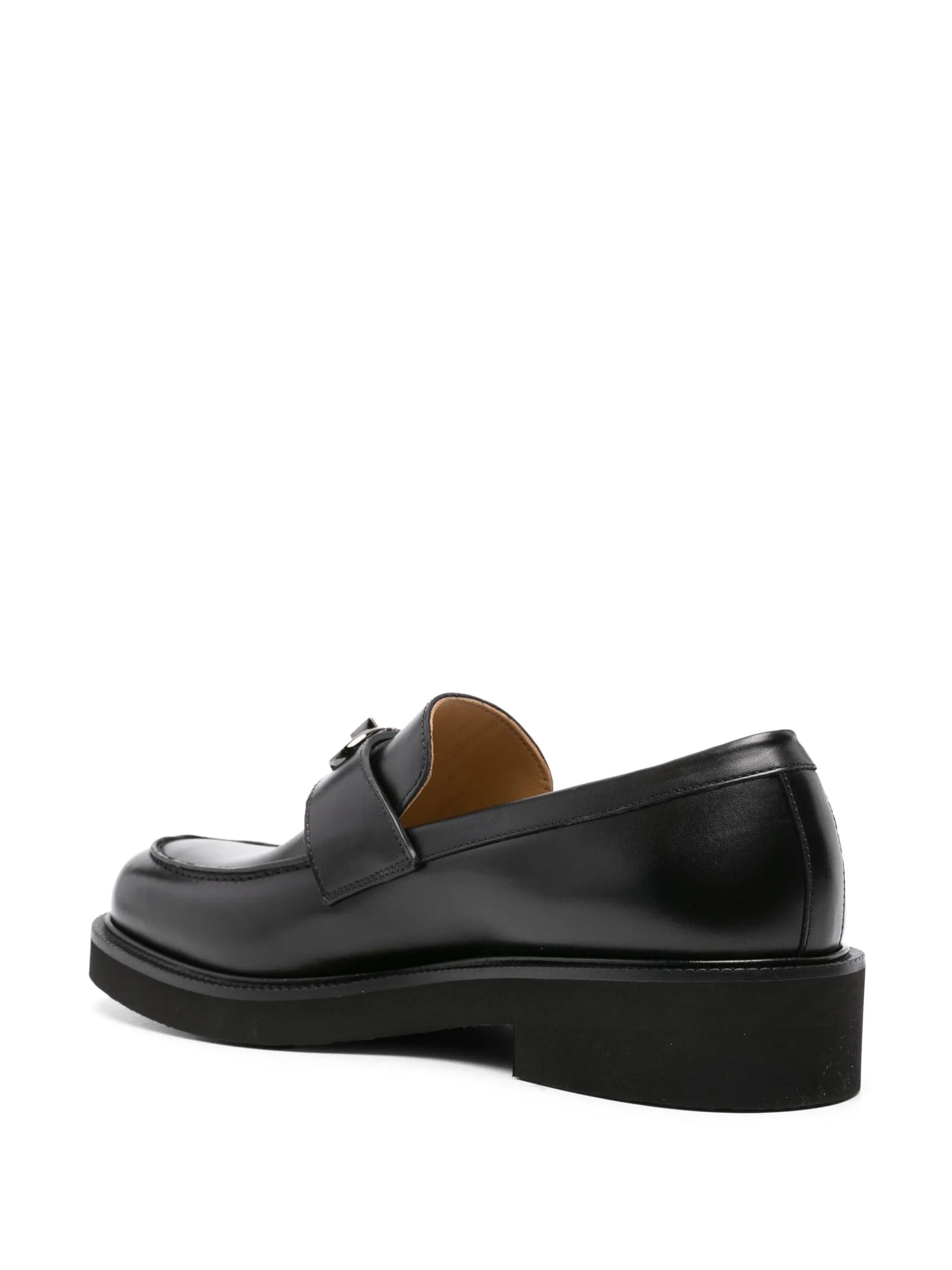 VLogo Locker leather loafers