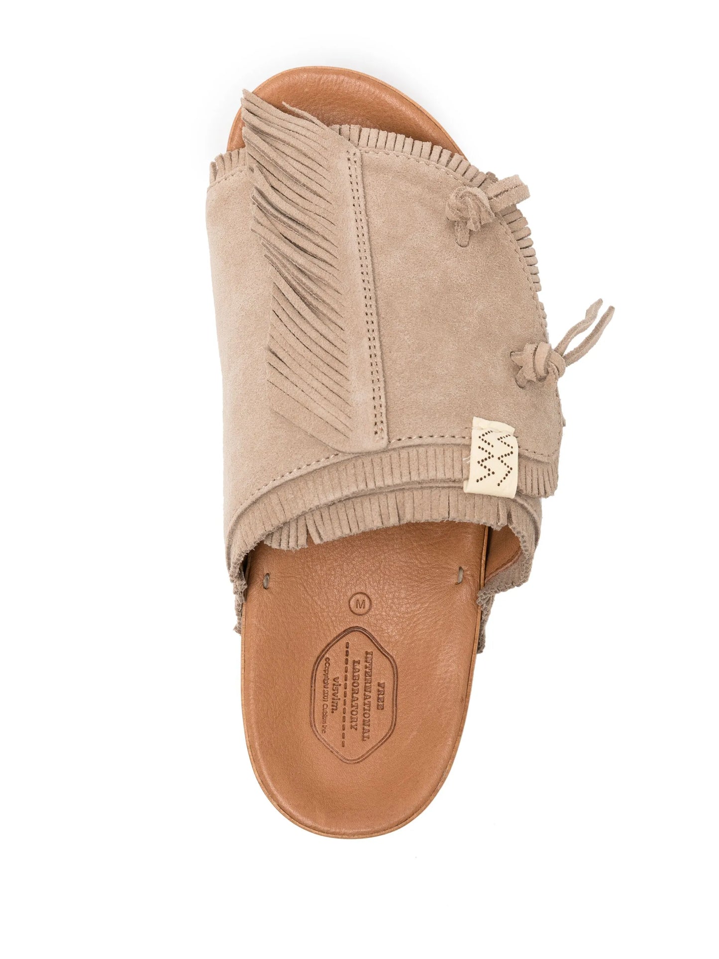Christo Shaman Folk suede slides