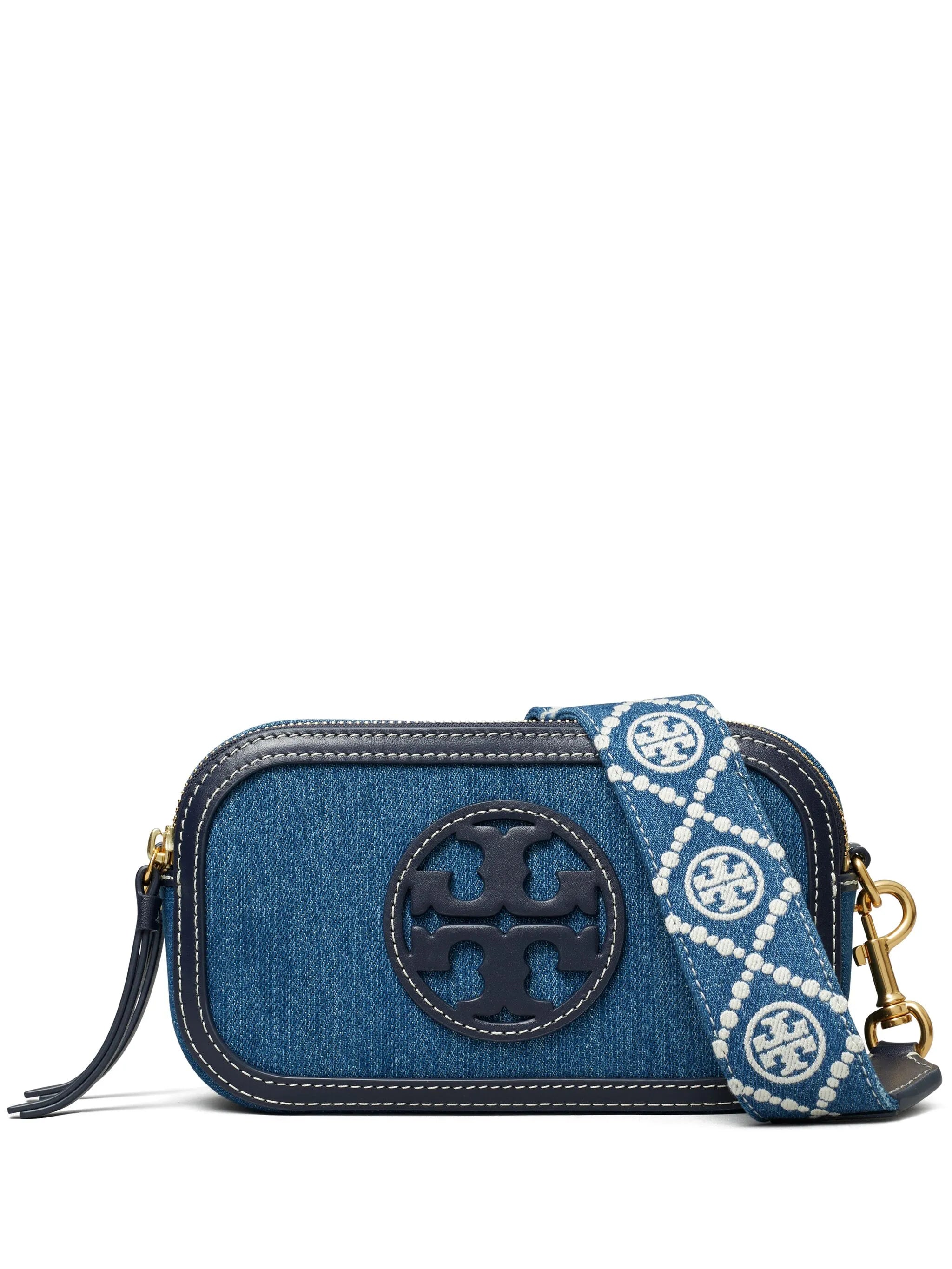 mini Miller denim crossbody bag