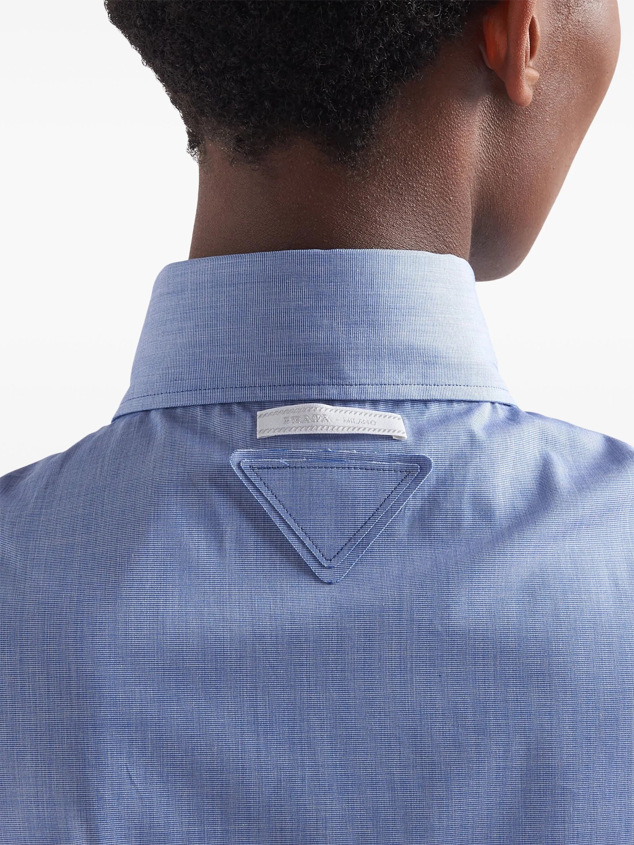 short-sleeve cotton shirt