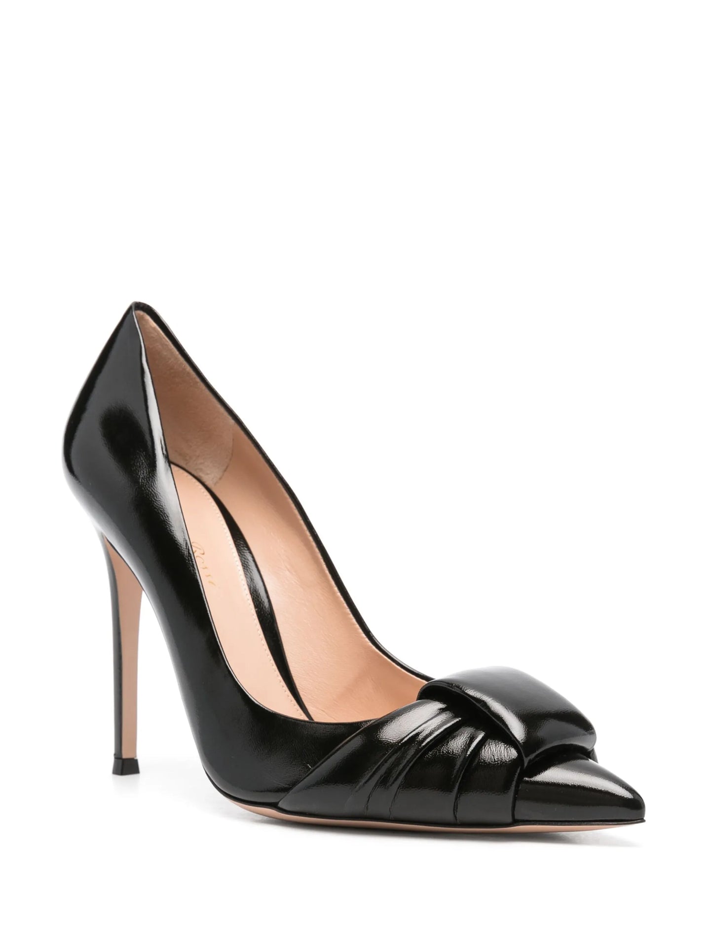 105mm leather pumps