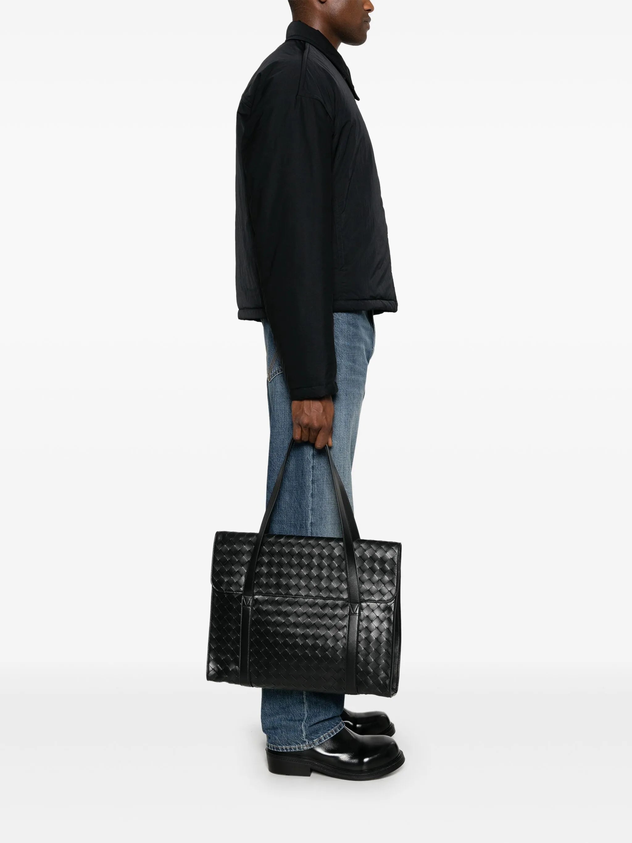 Intrecciato Portfolio tote bag