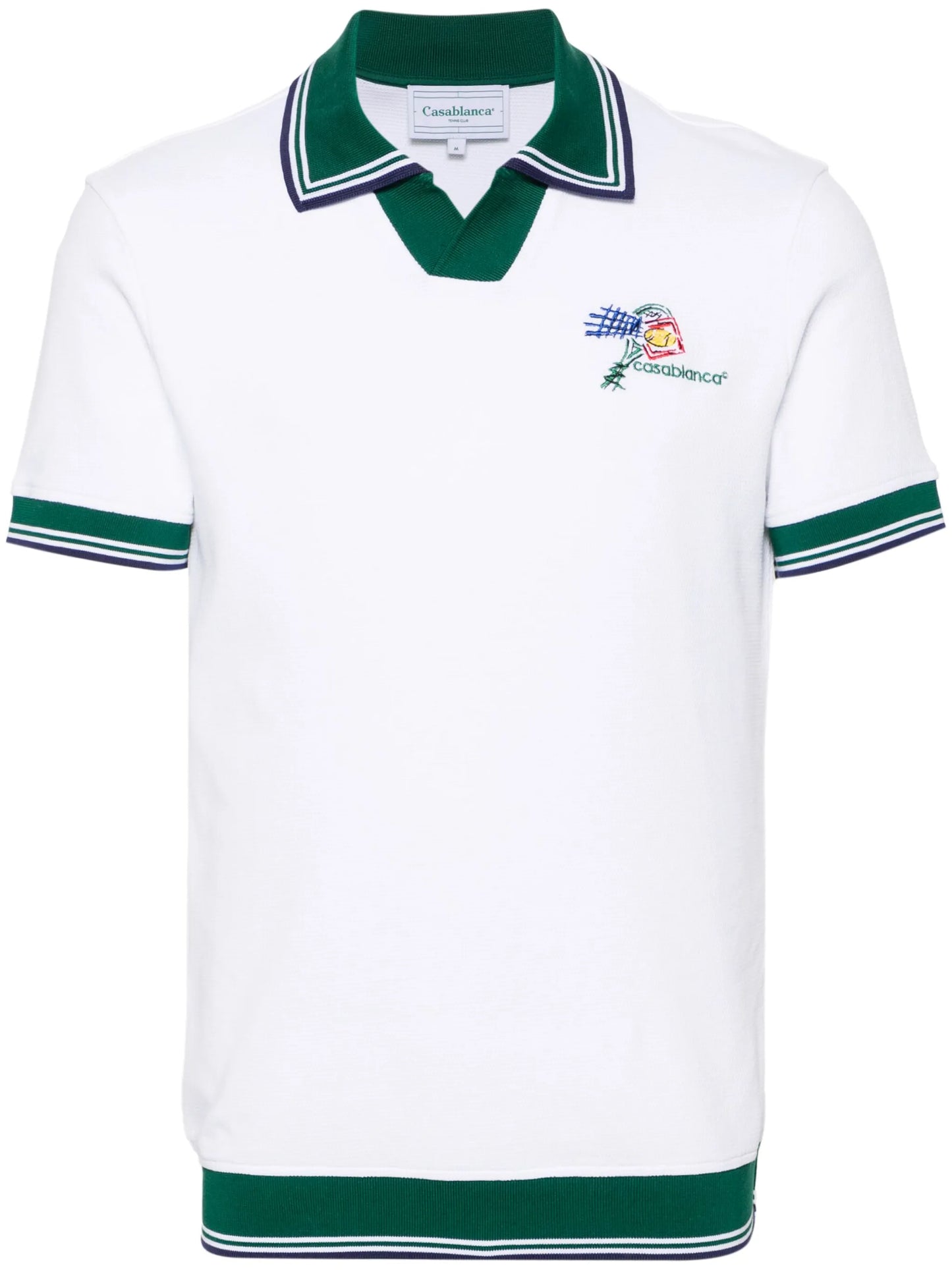 Croquis De Tennis piqué polo shirt