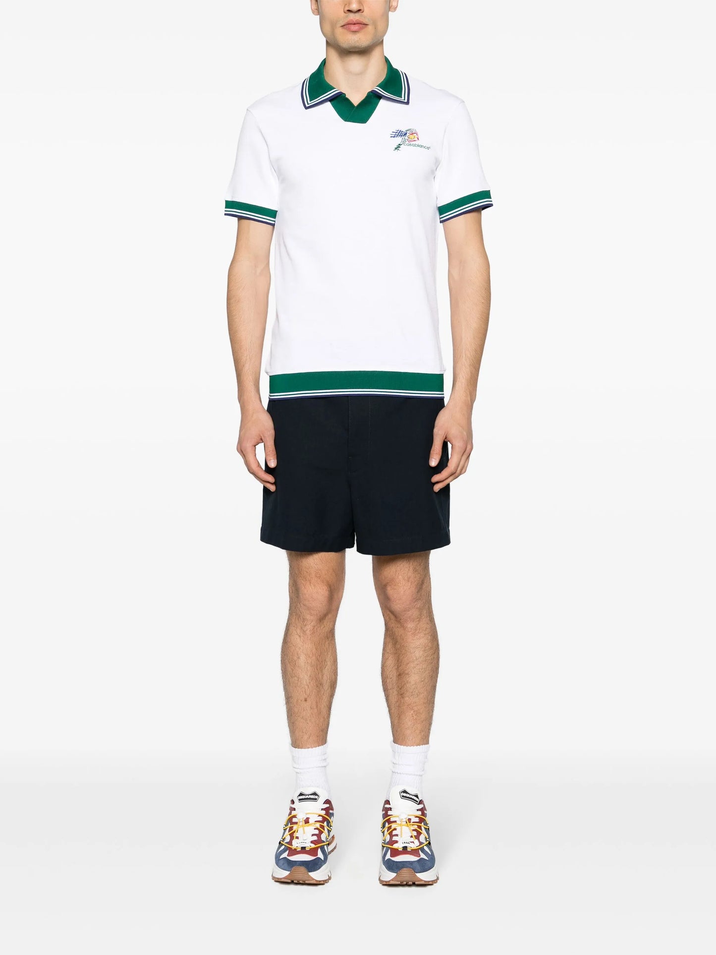 Croquis De Tennis piqué polo shirt