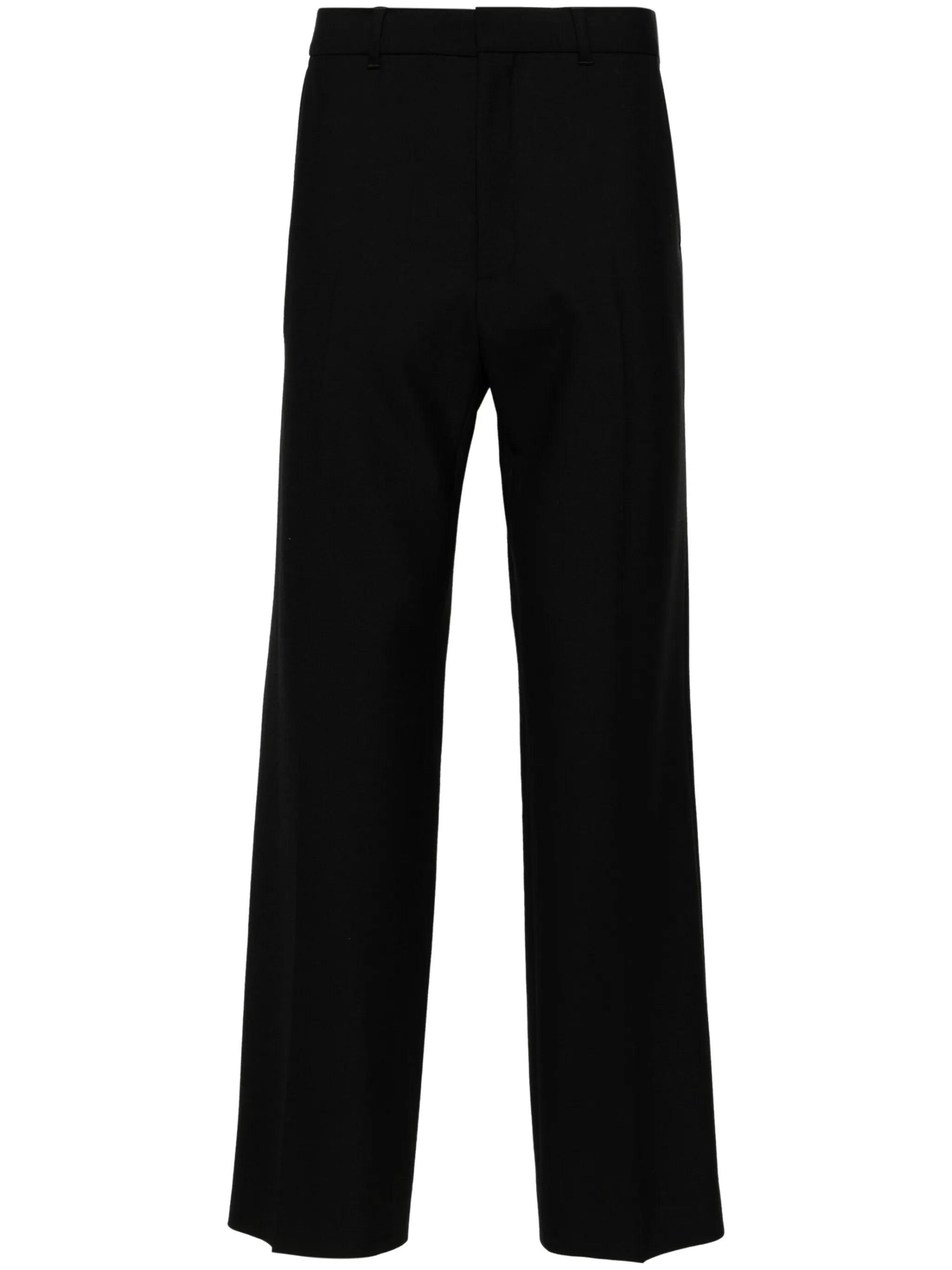 mid-rise tailored trousers