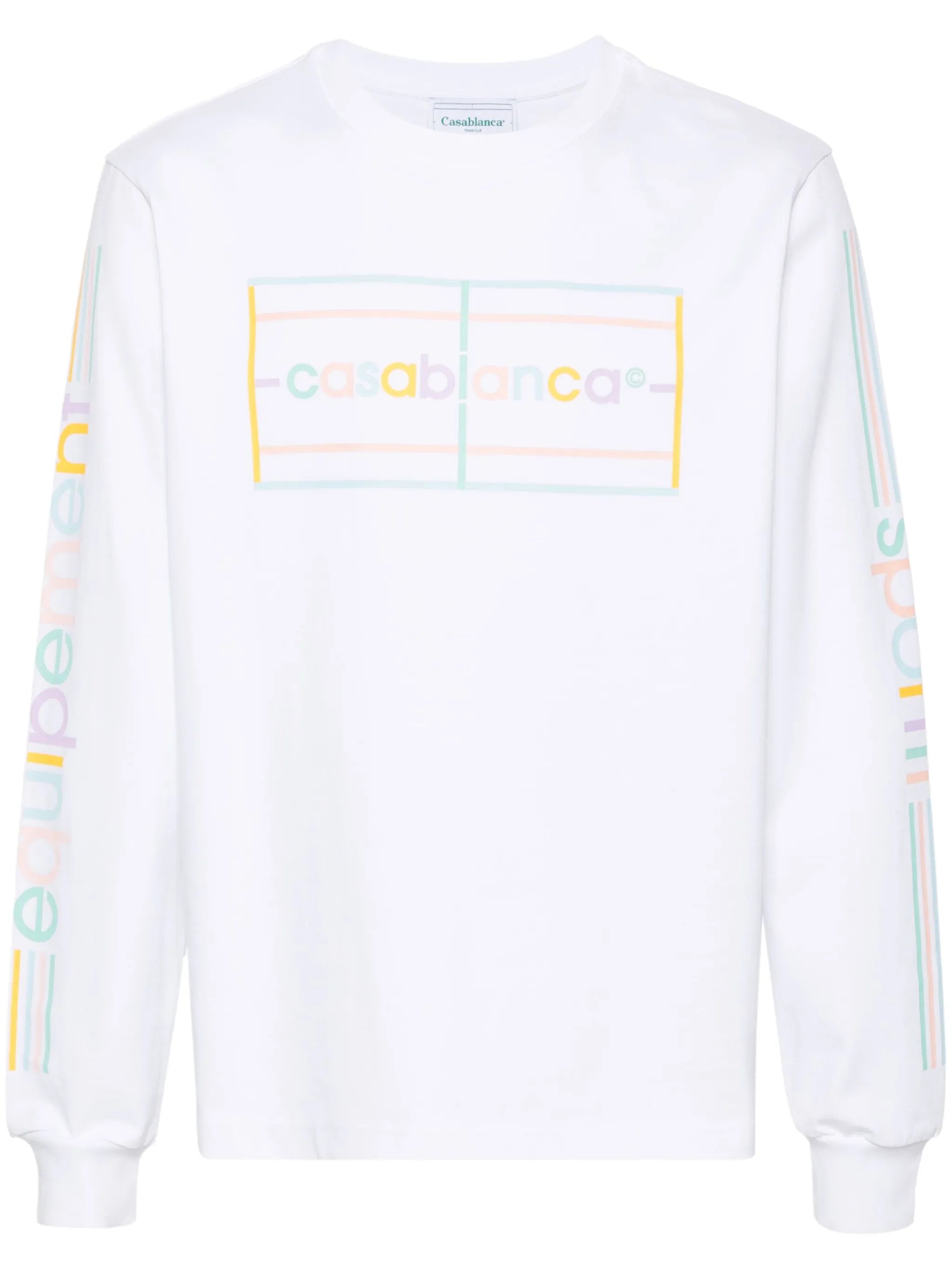 Pastel Court logo-print T-shirt