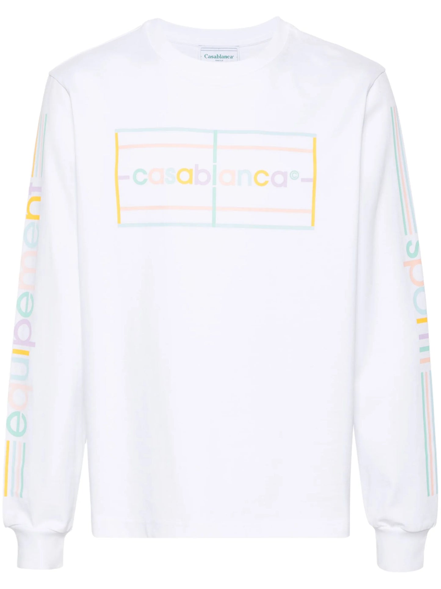 Pastel Court logo-print T-shirt