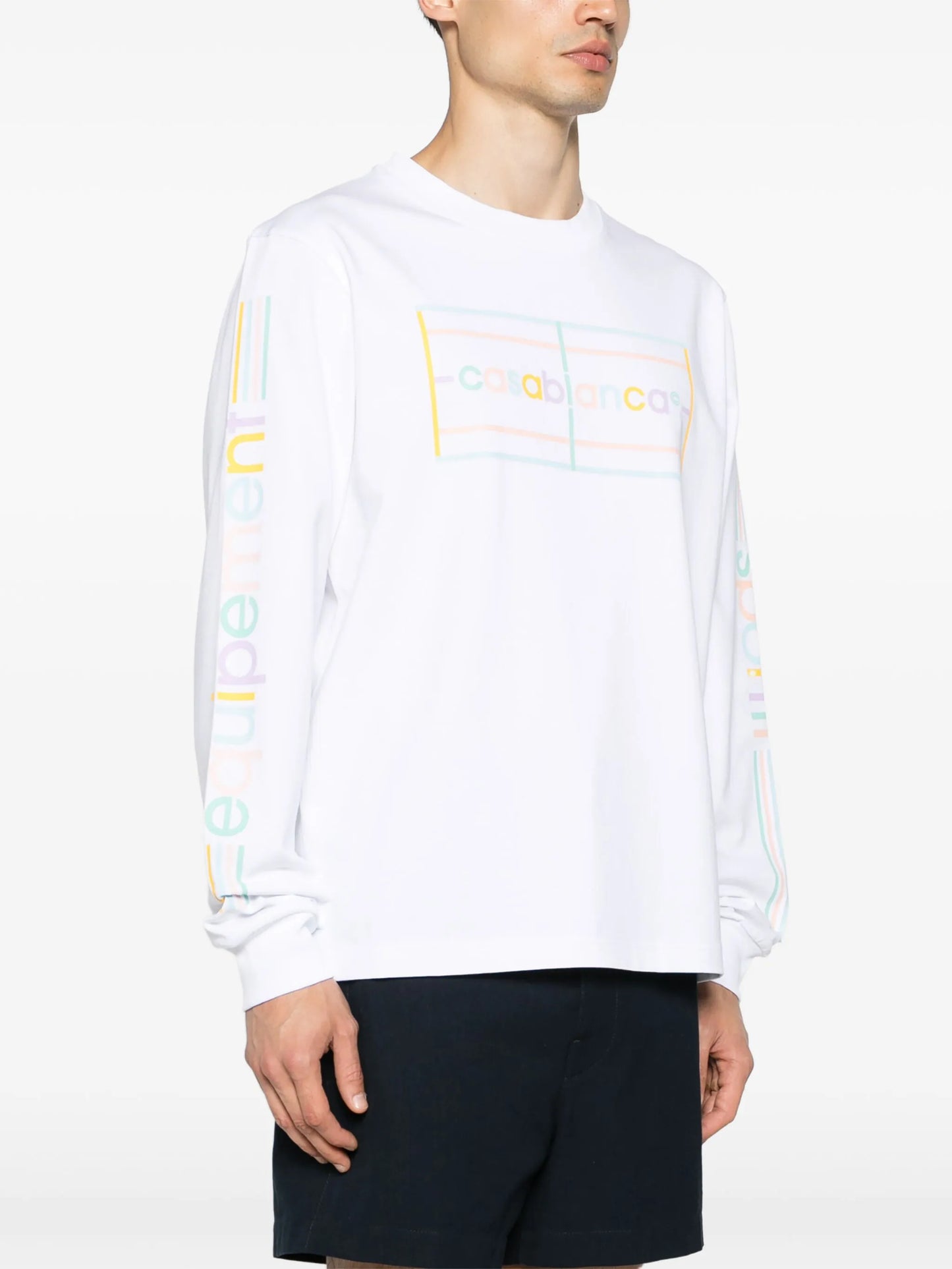 Pastel Court logo-print T-shirt