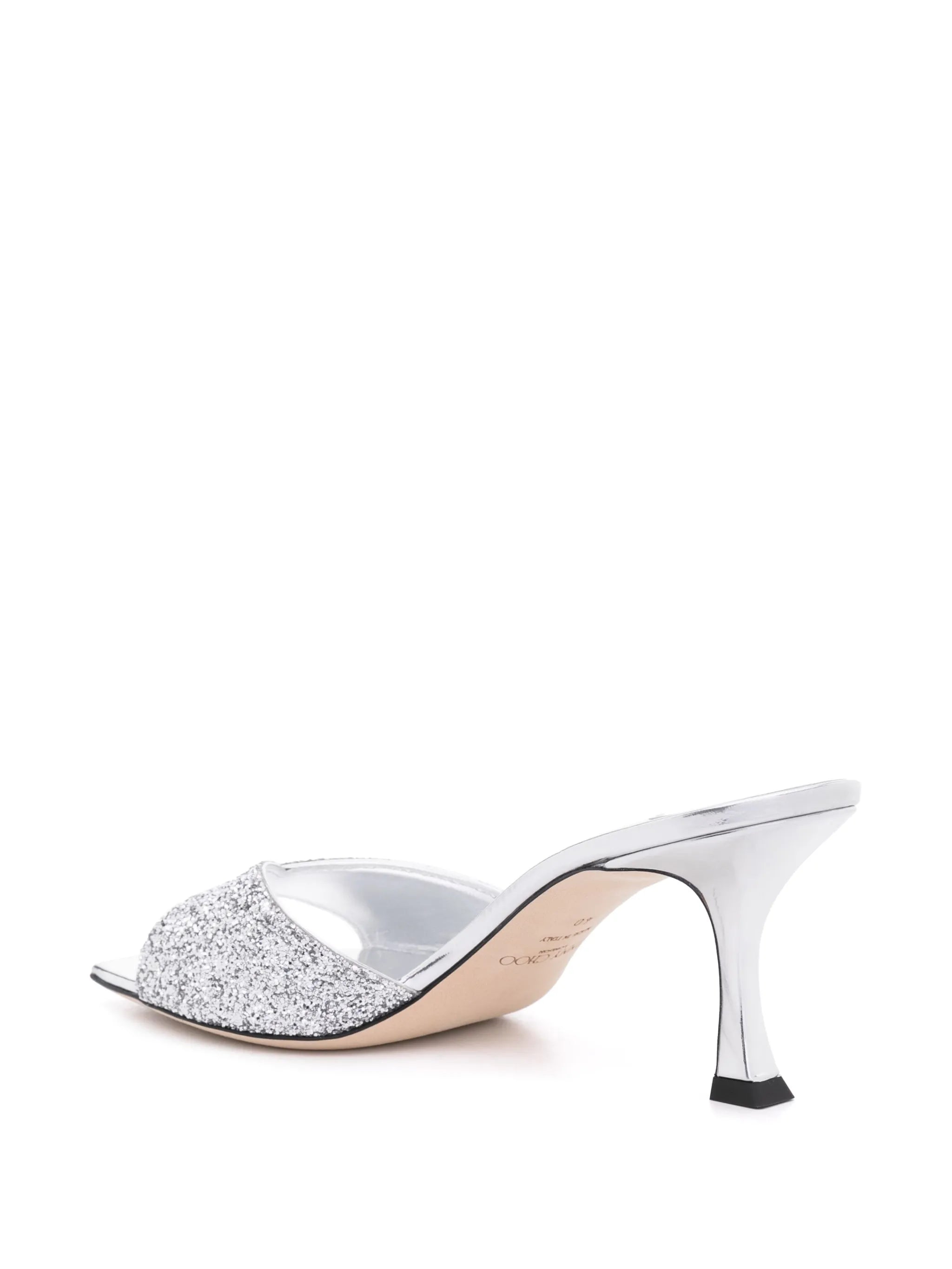 Skye 70mm glittery mules