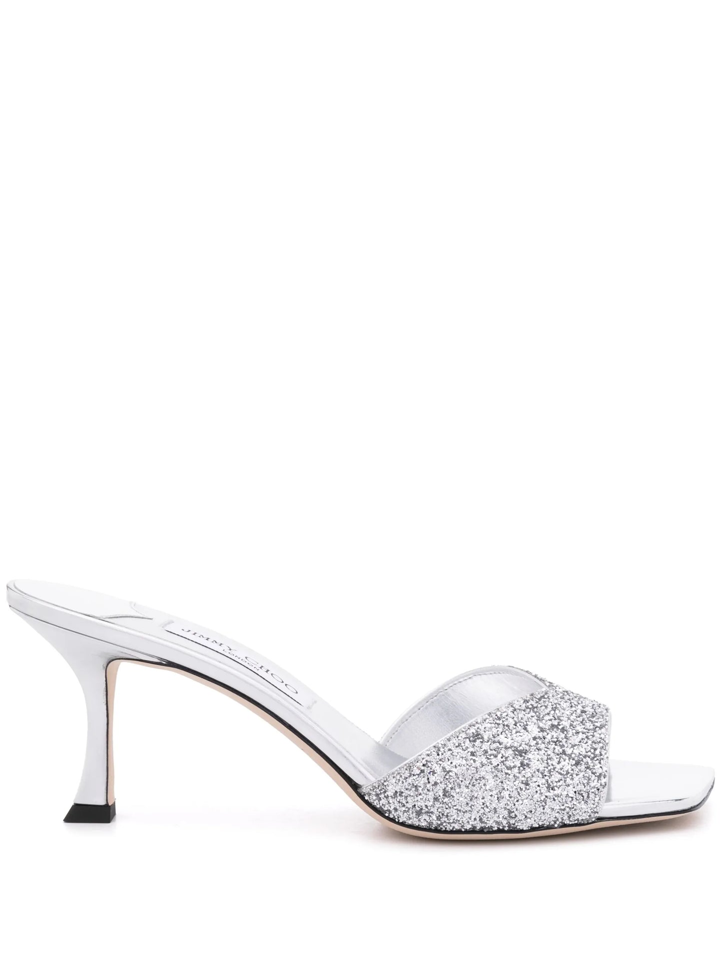 Skye 70mm glittery mules