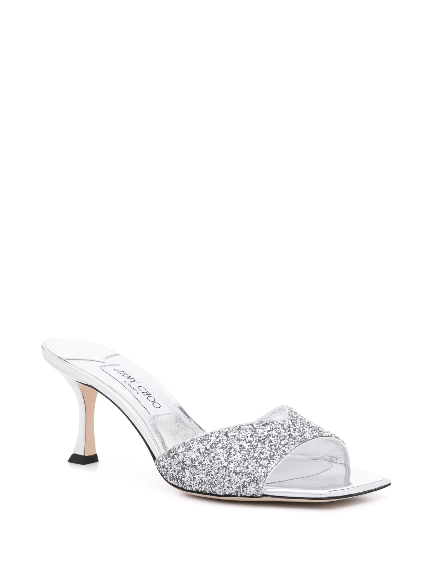 Skye 70mm glittery mules