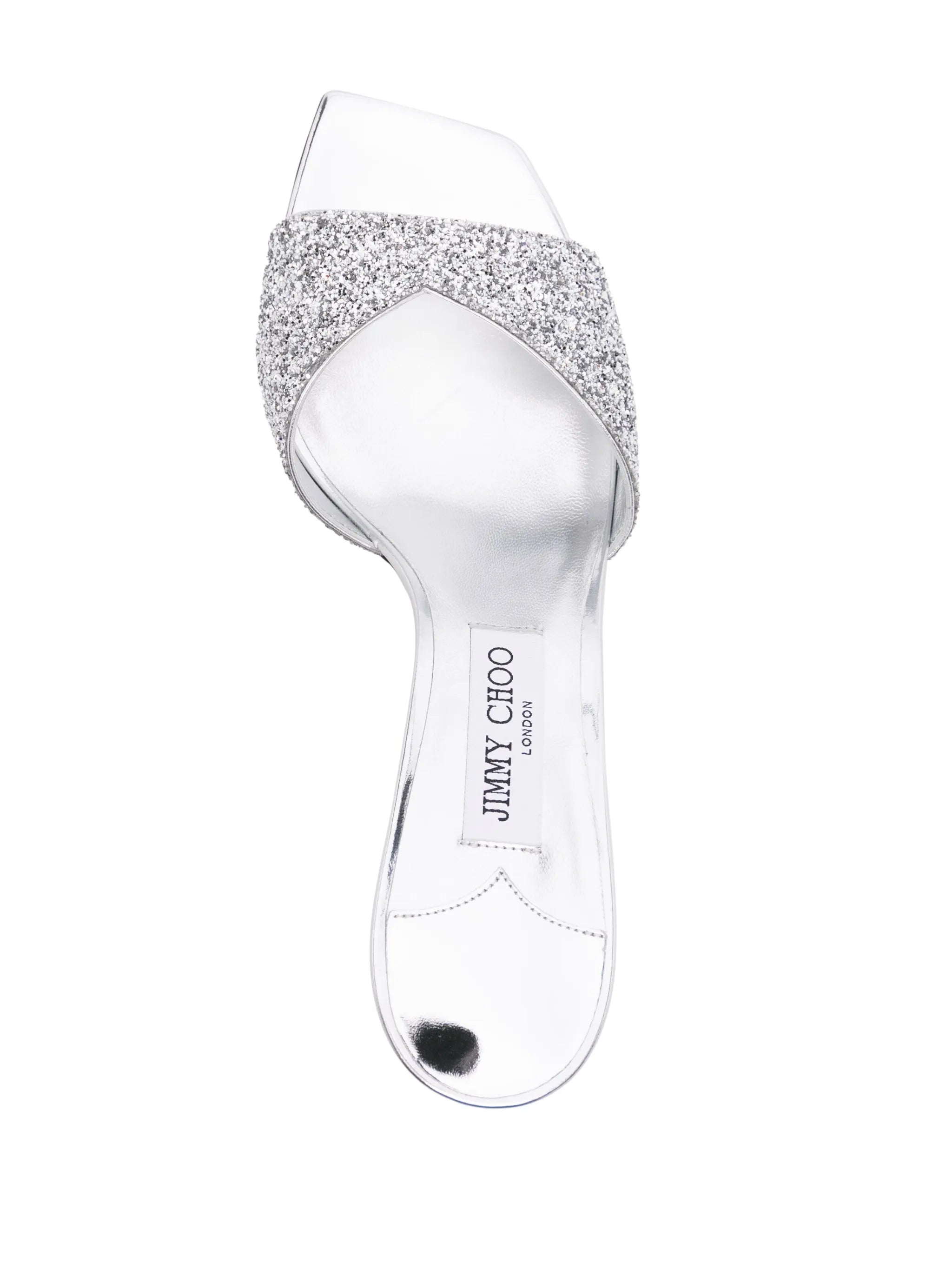 Skye 70mm glittery mules