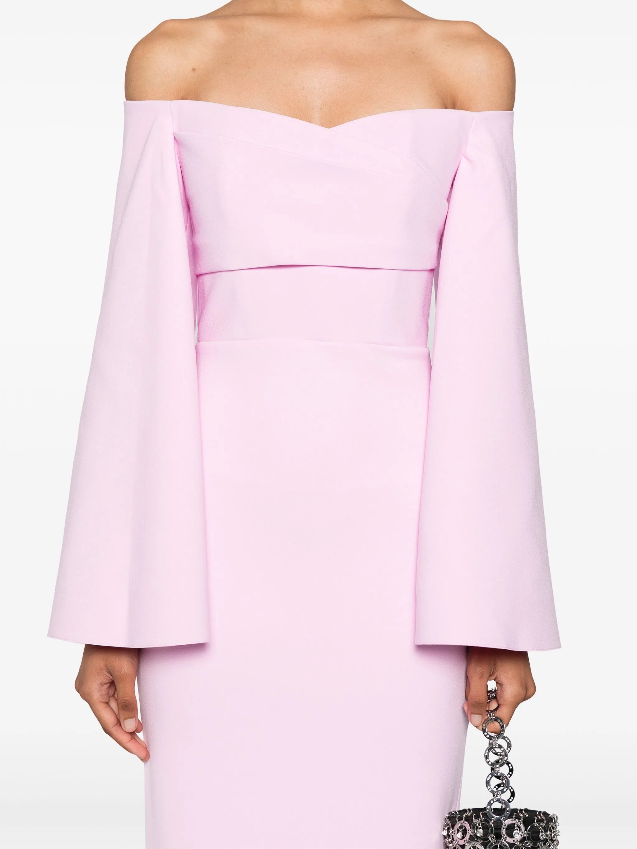Eliana off-shoulder gown
