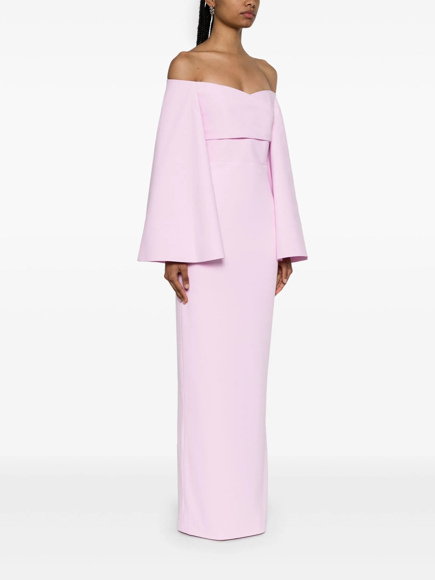 Eliana off-shoulder gown