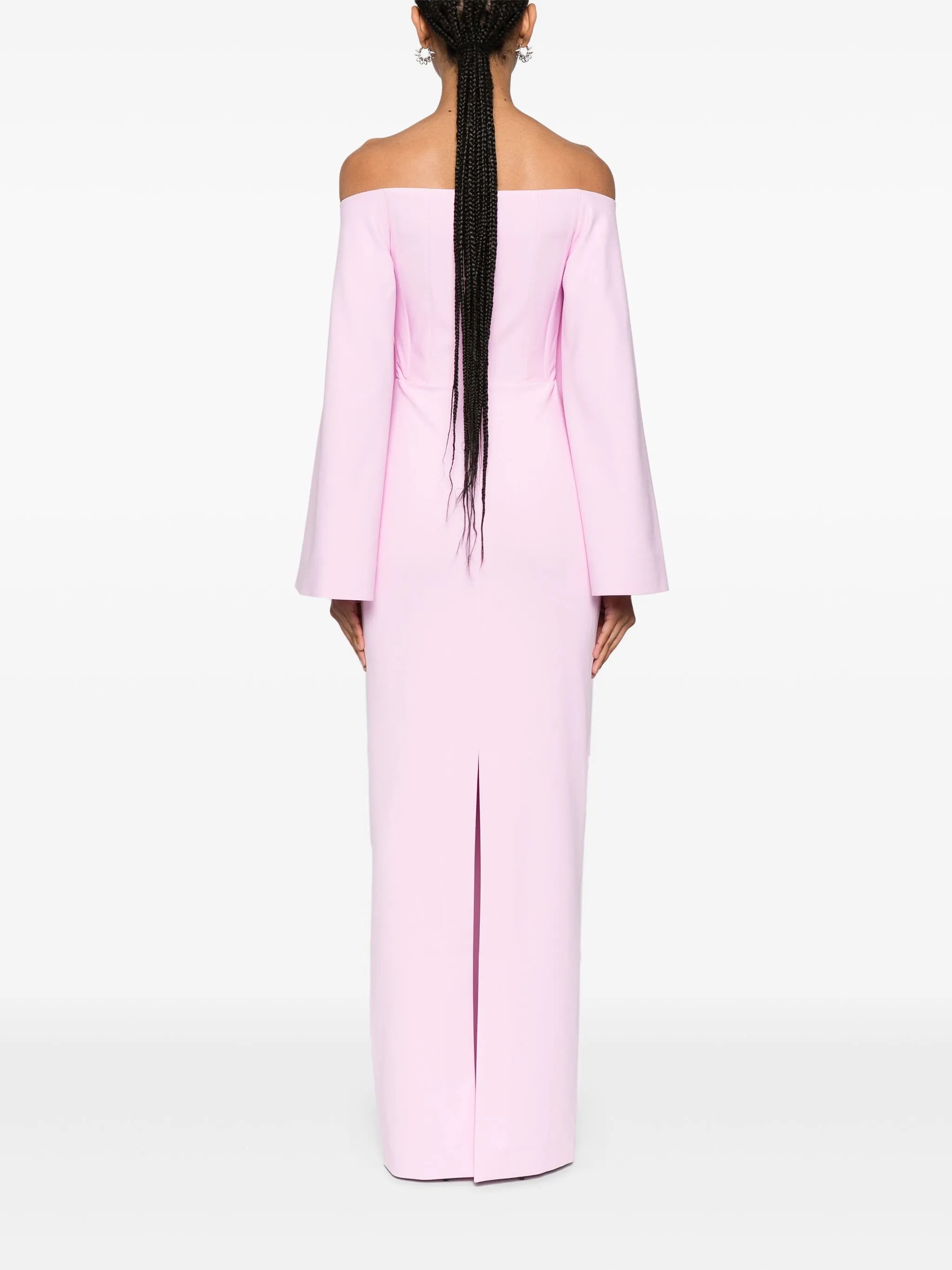 Eliana off-shoulder gown