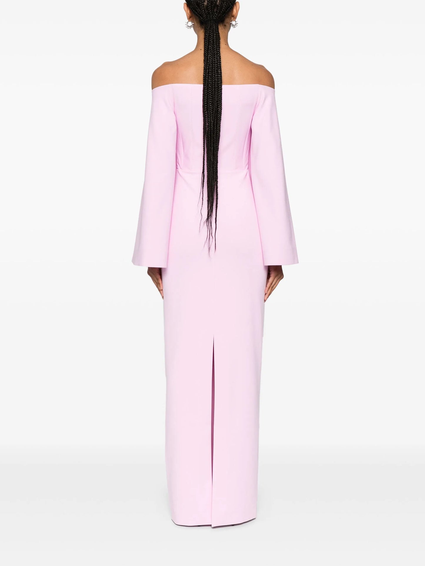 Eliana off-shoulder gown