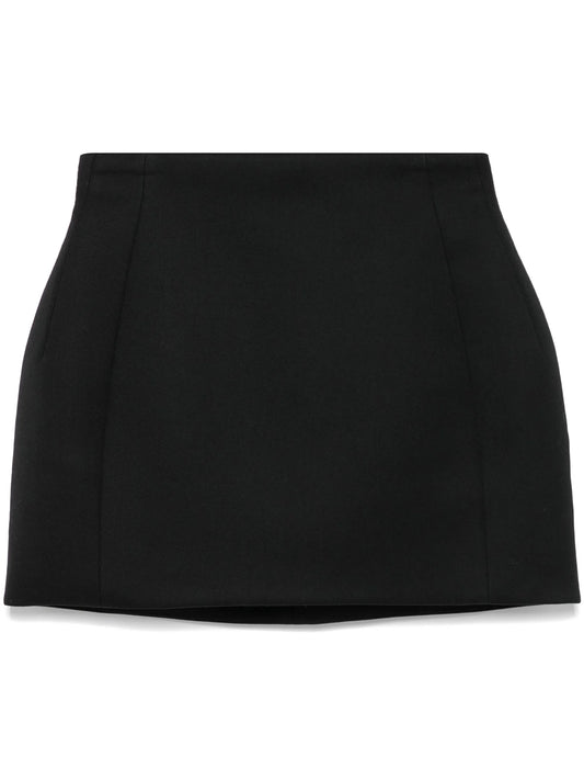 sculpted mini skirt