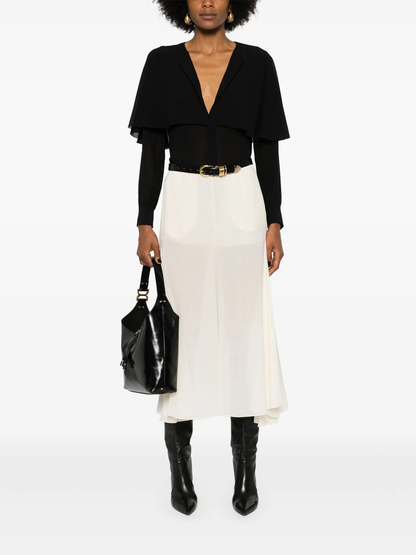 gerogette cropped trousers