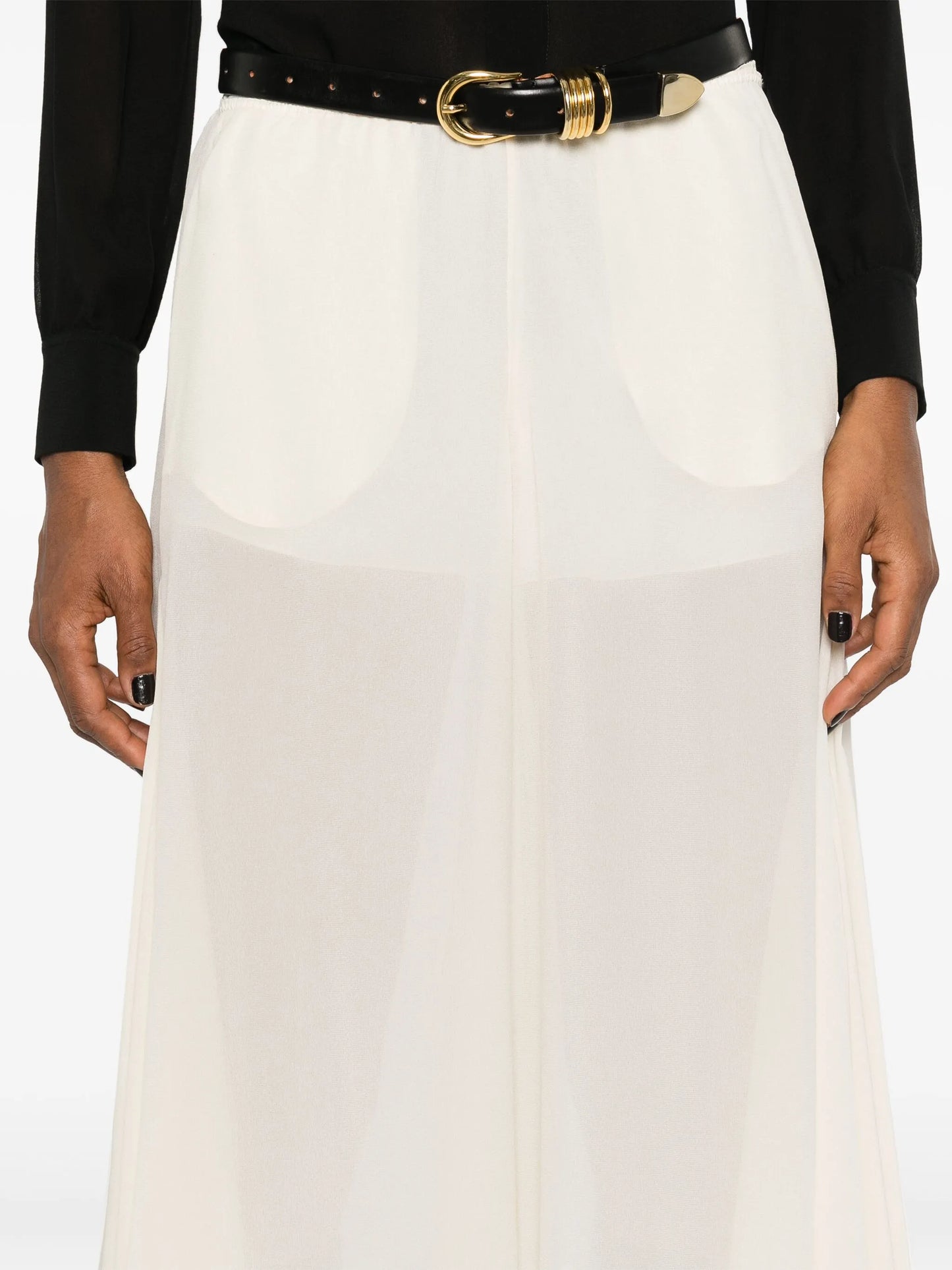 gerogette cropped trousers
