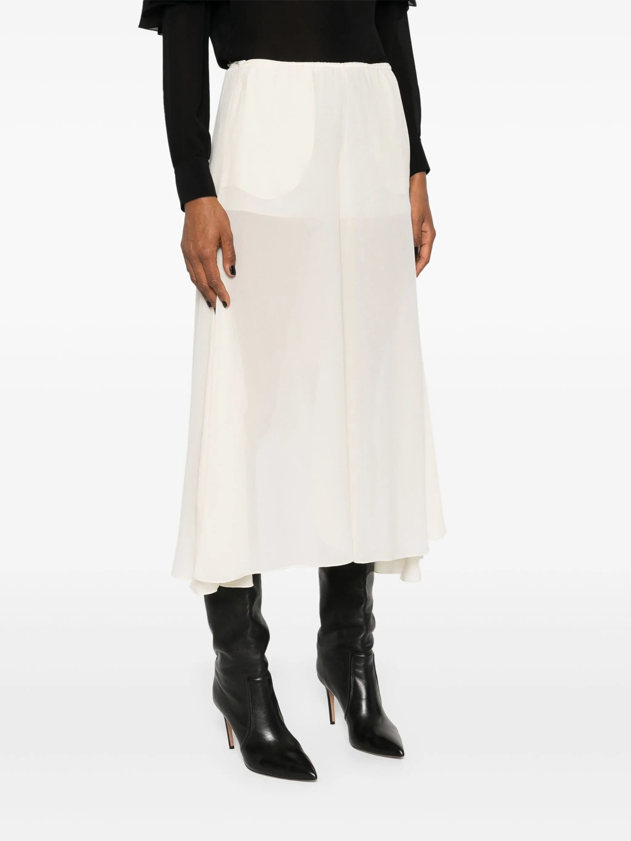 gerogette cropped trousers