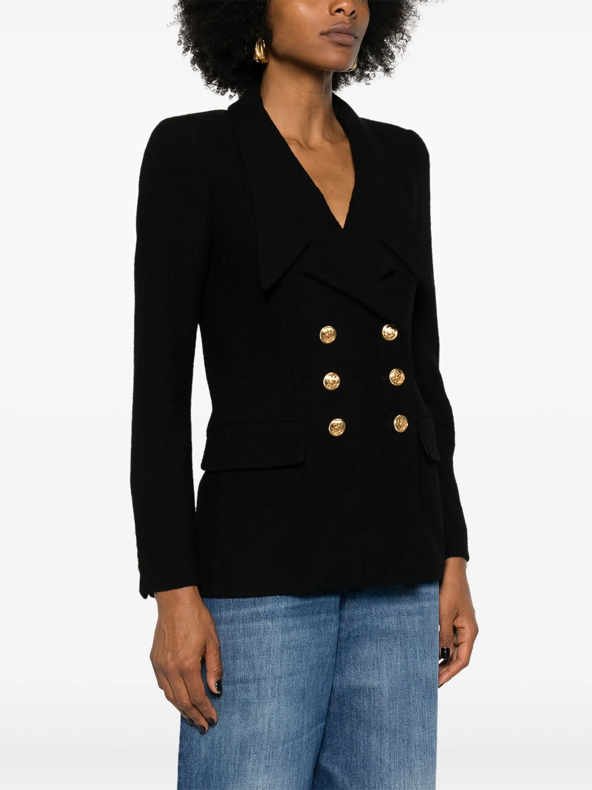 double-breasted blazer