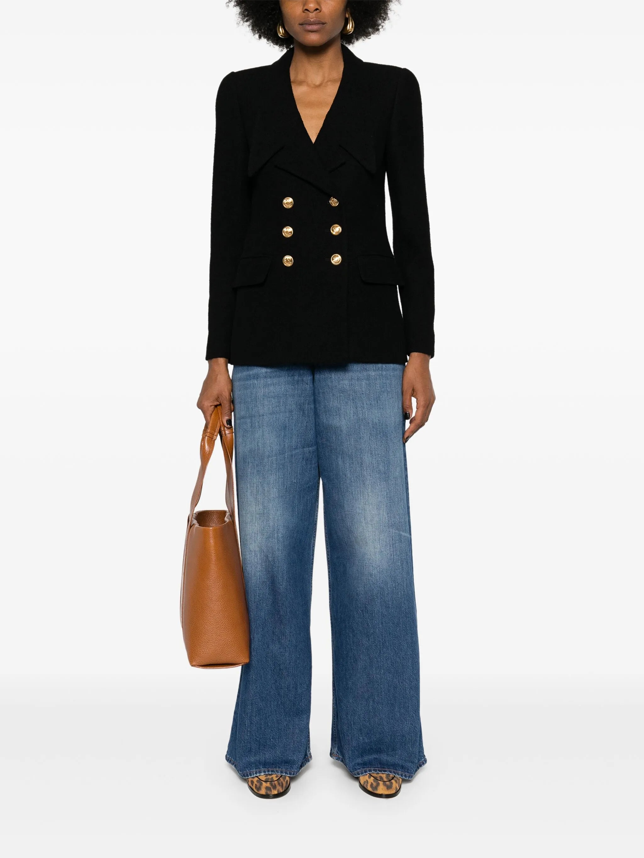 double-breasted blazer