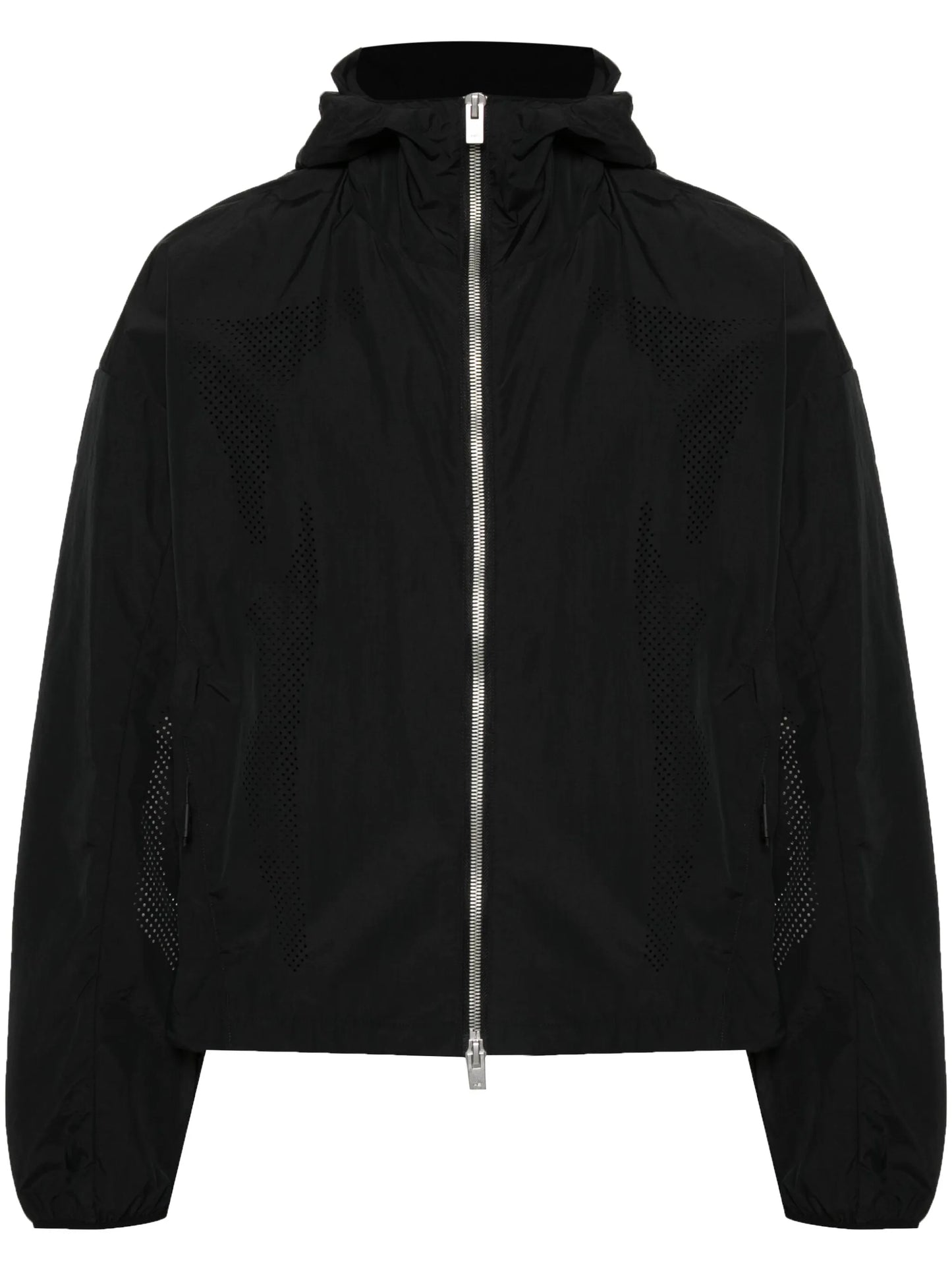 hooded lightweight windbreaker