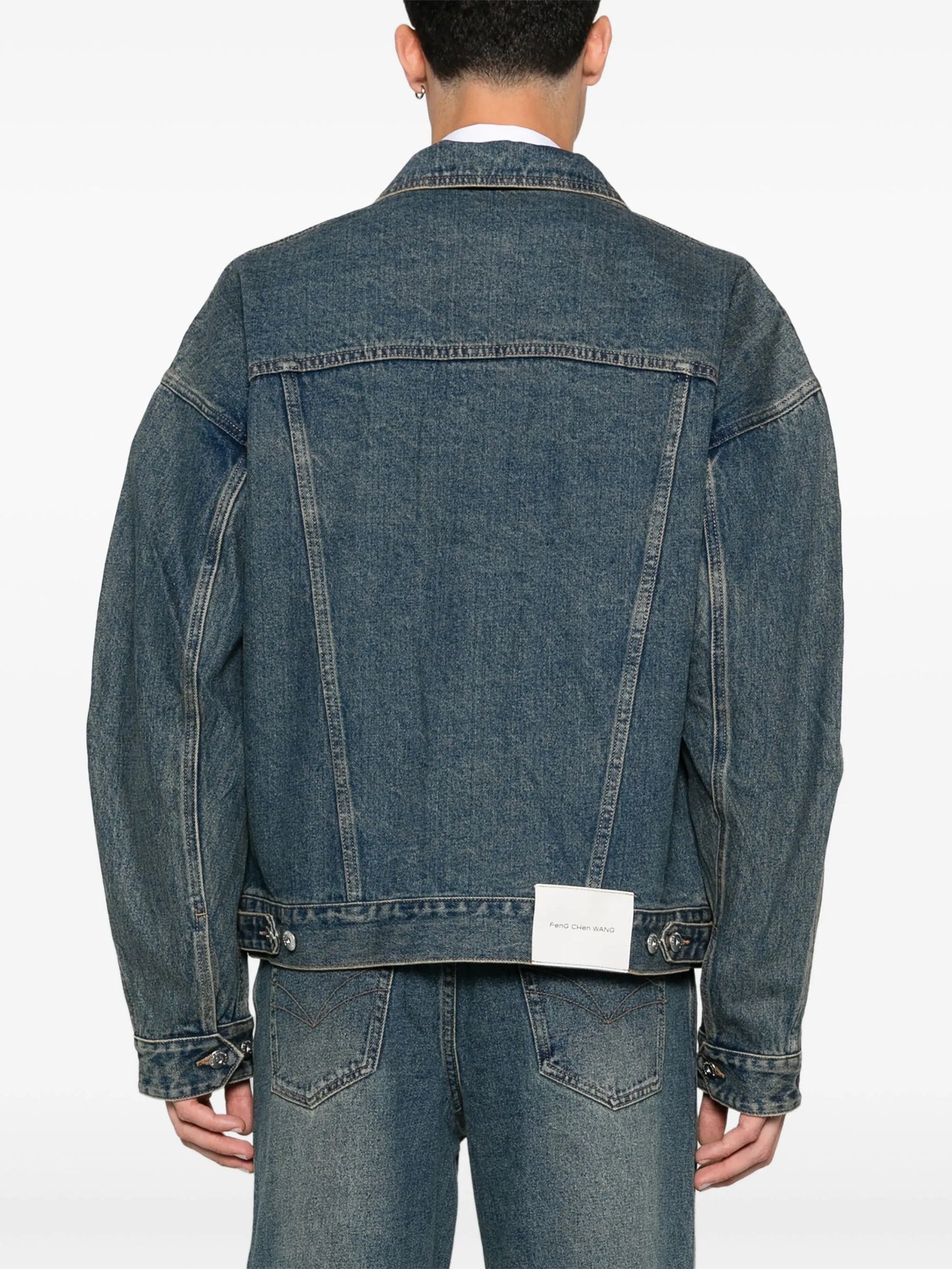 deconstructed denim jacket