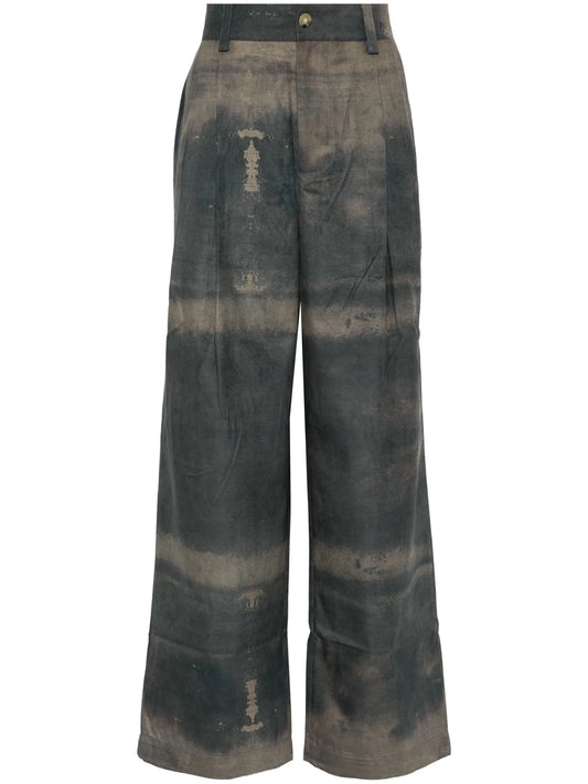 abstract-pattern trousers