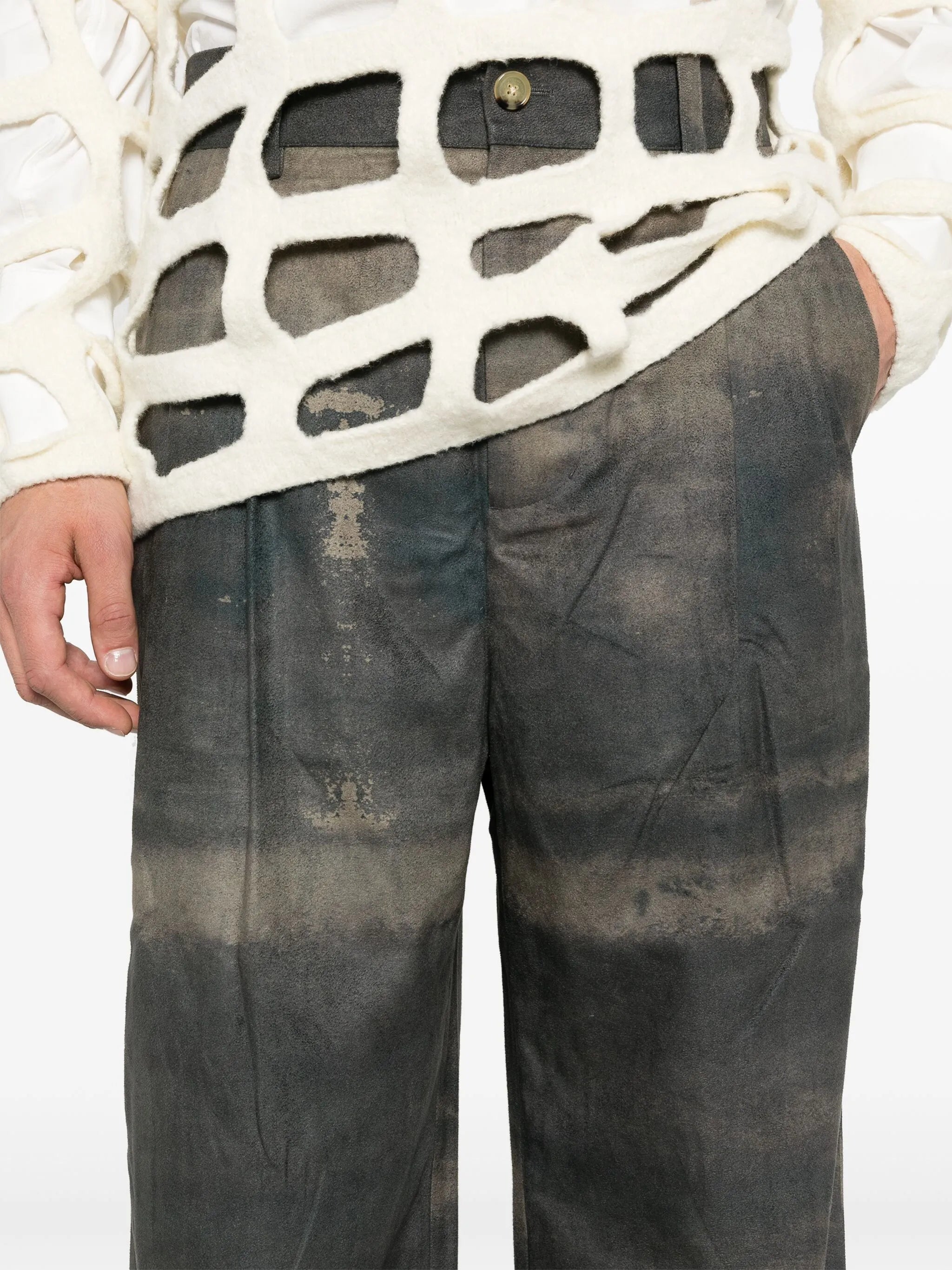 abstract-pattern trousers