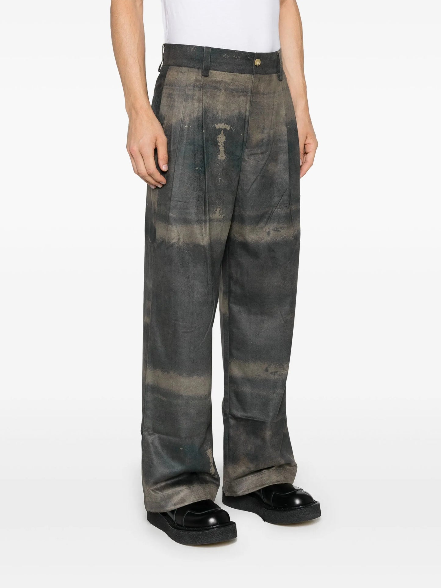 abstract-pattern trousers