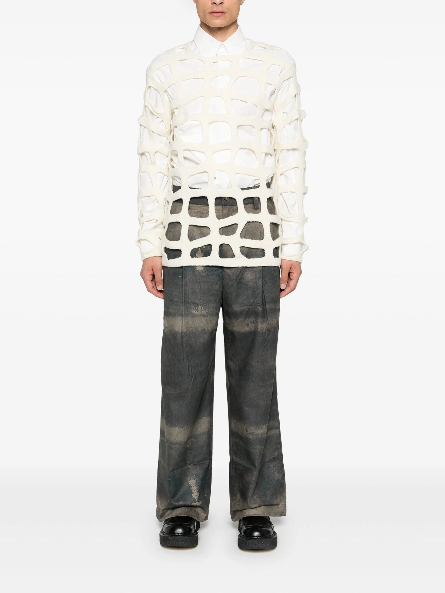 abstract-pattern trousers
